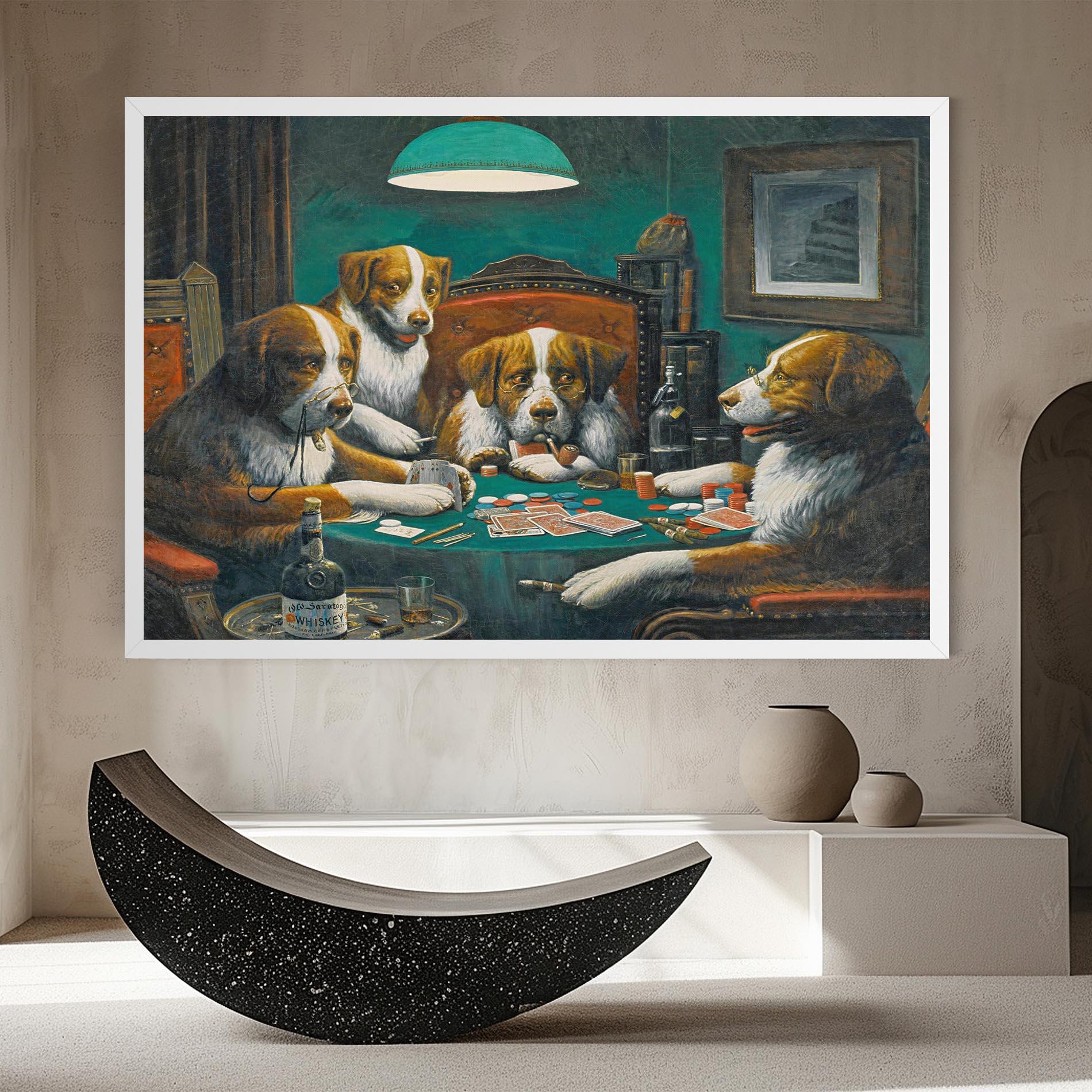 Tablou Canvas Poker Game mockup 8