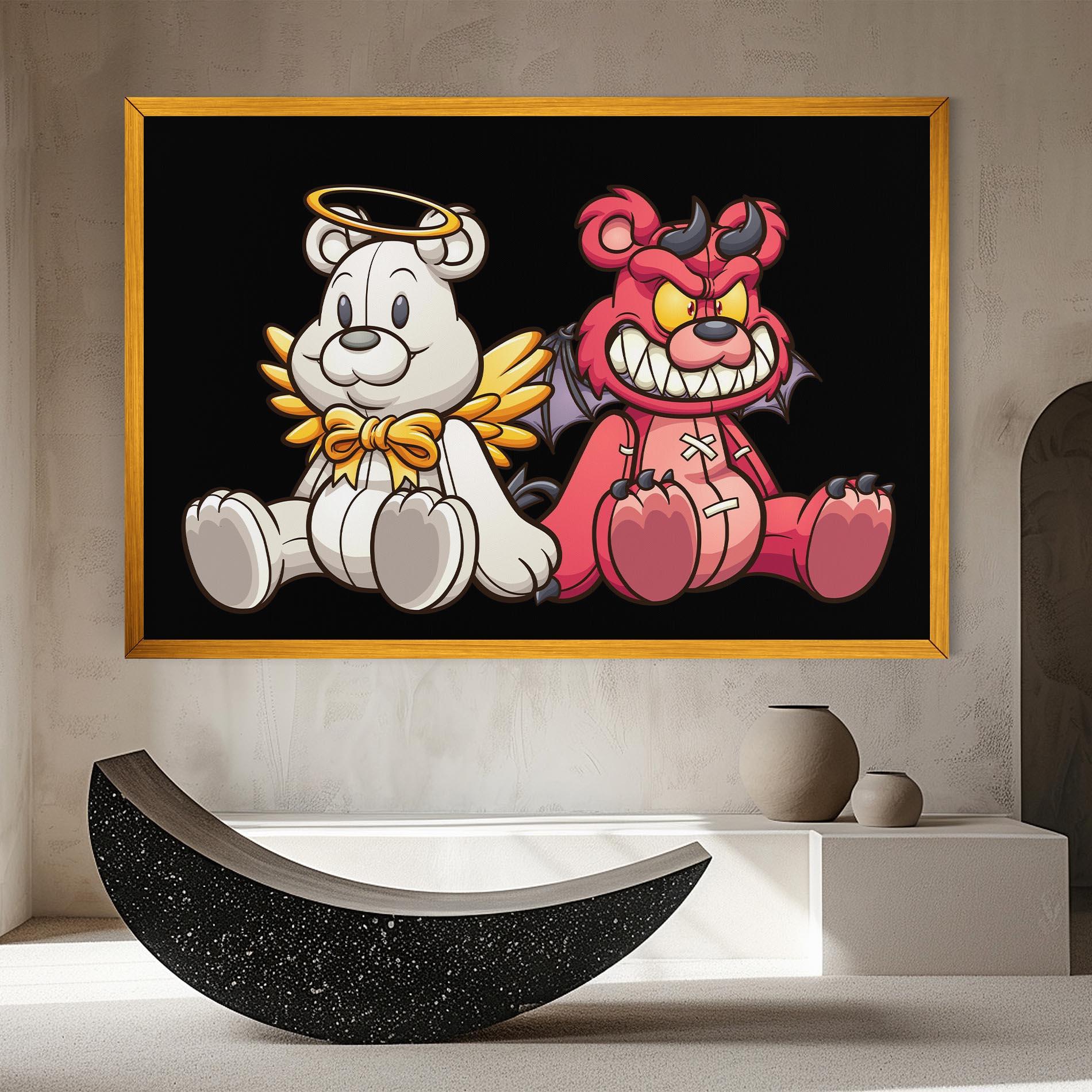 Tablou Canvas Angel Bear mockup 8