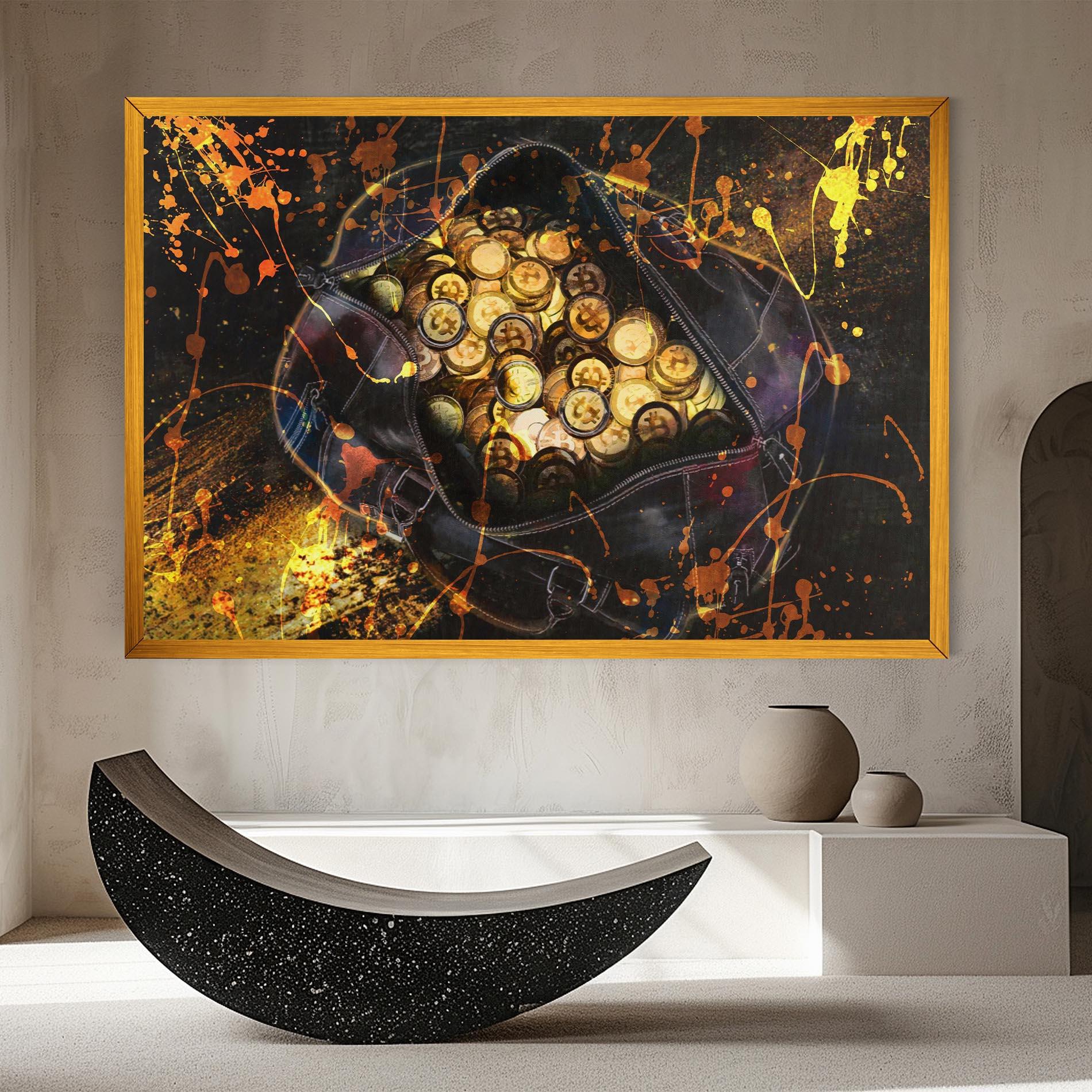 Tablou Canvas Crypto Rich mockup 8