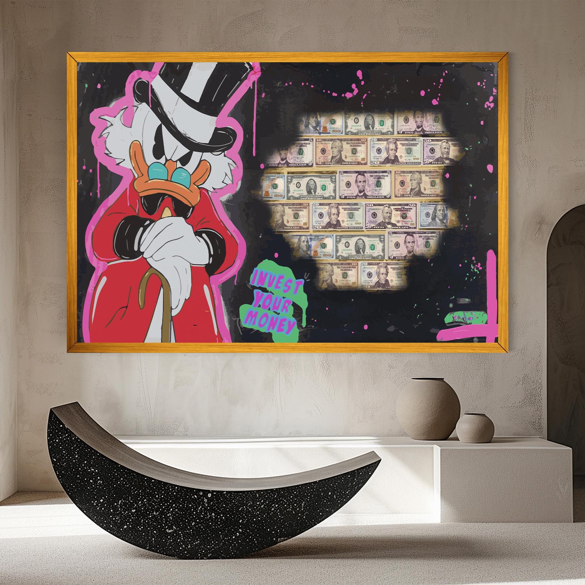 Tablou Canvas Money Advice mockup 8