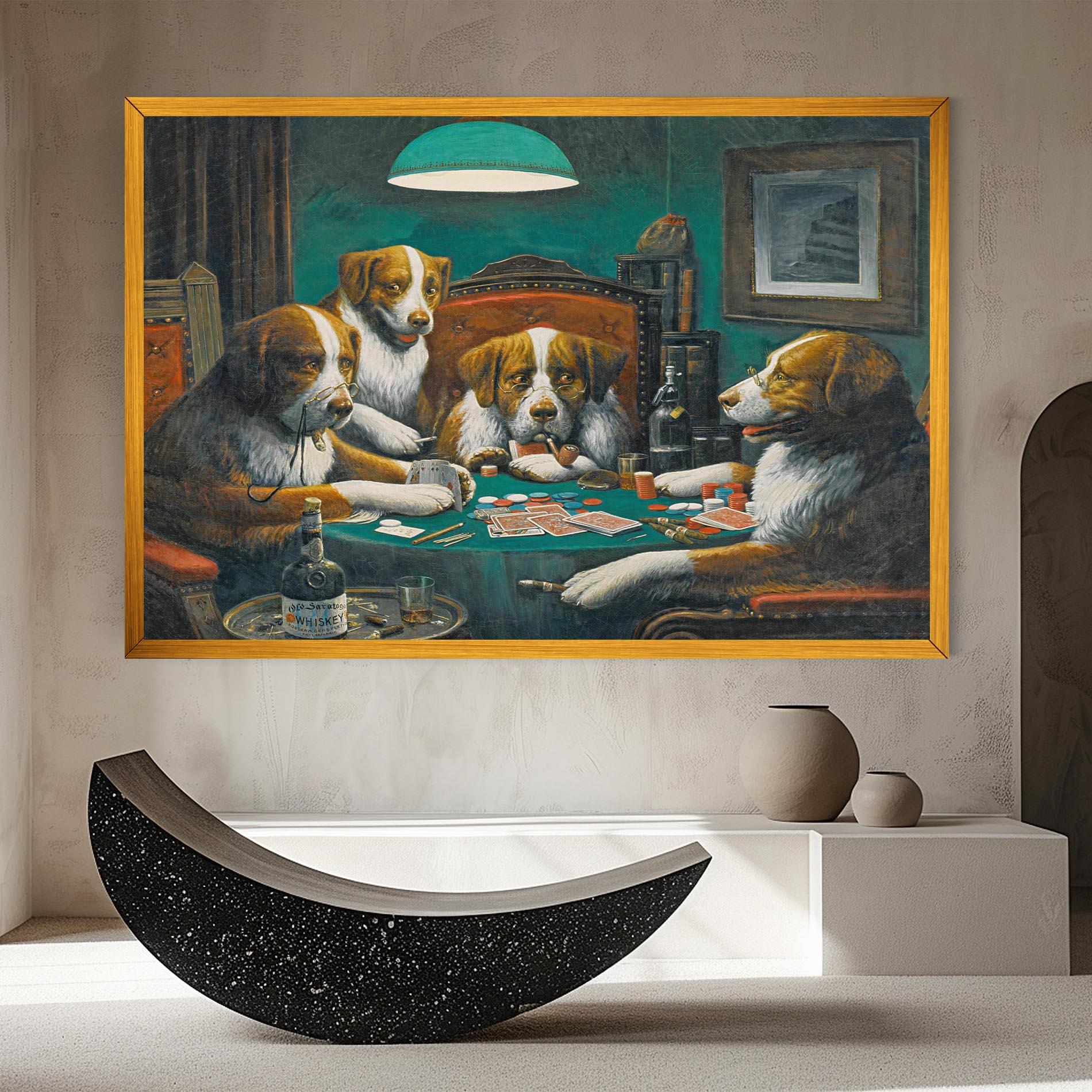 Tablou Canvas Poker Game mockup 8