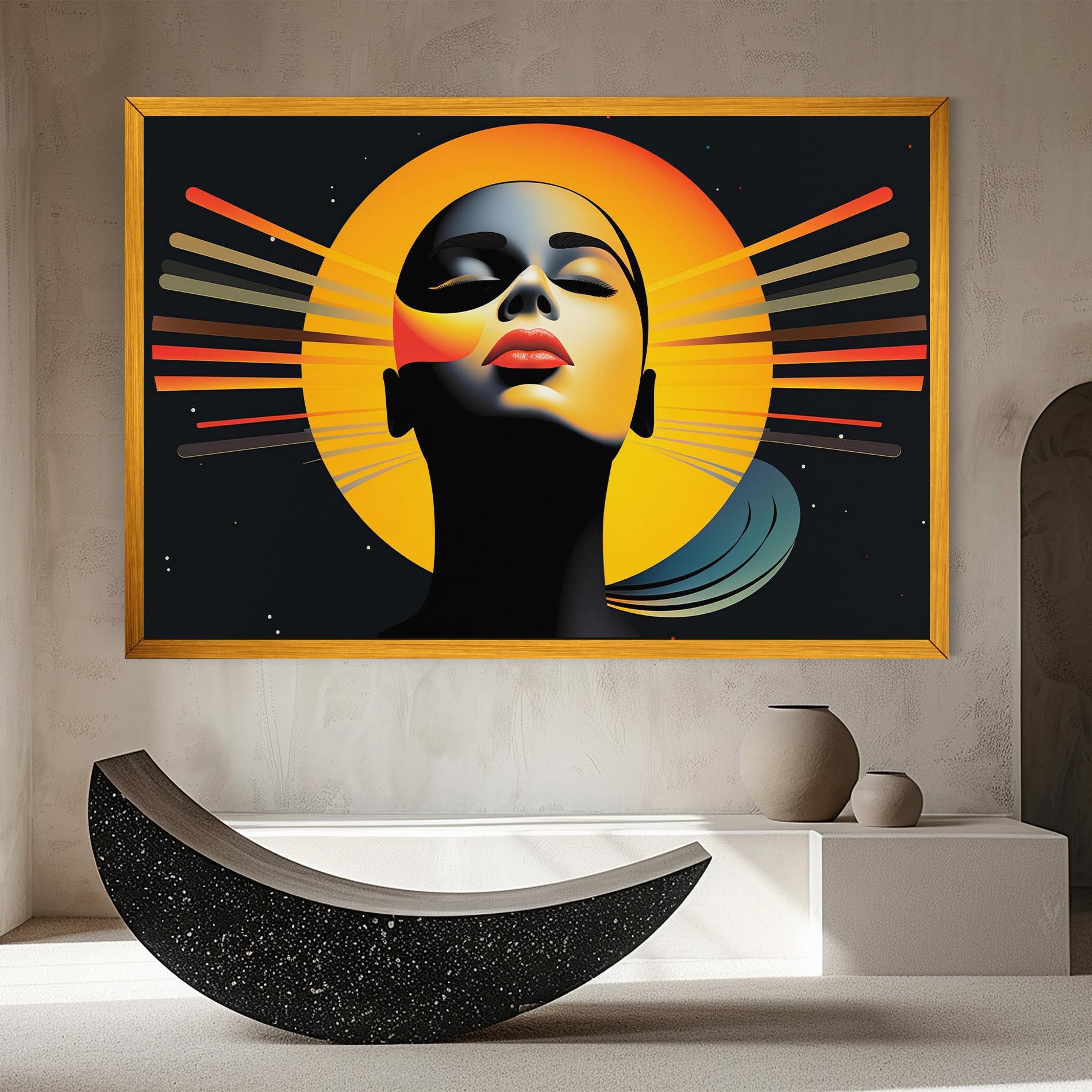 Tablou Canvas Synthetic Dreamy Profile mockup 8