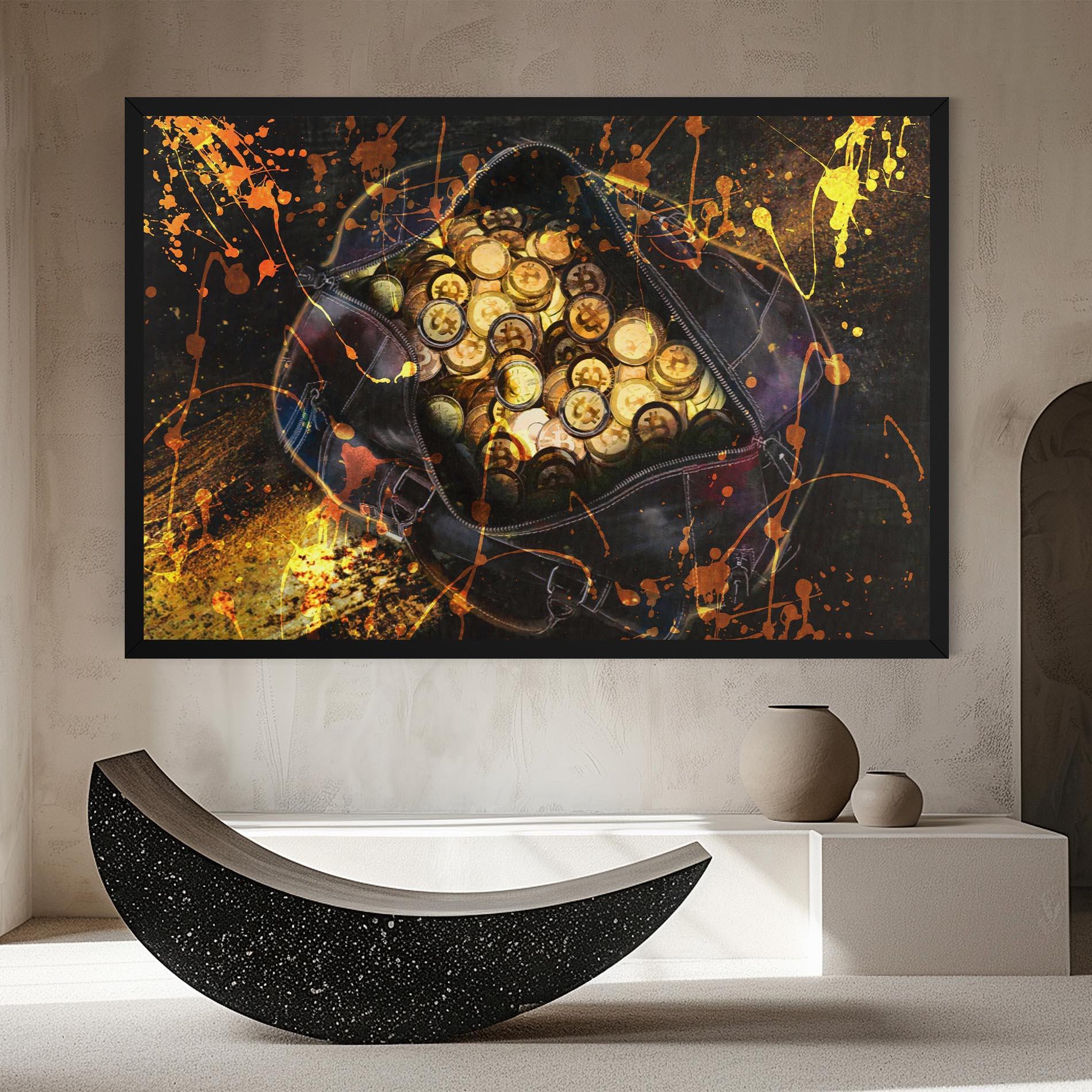 Tablou Canvas Crypto Rich mockup 8