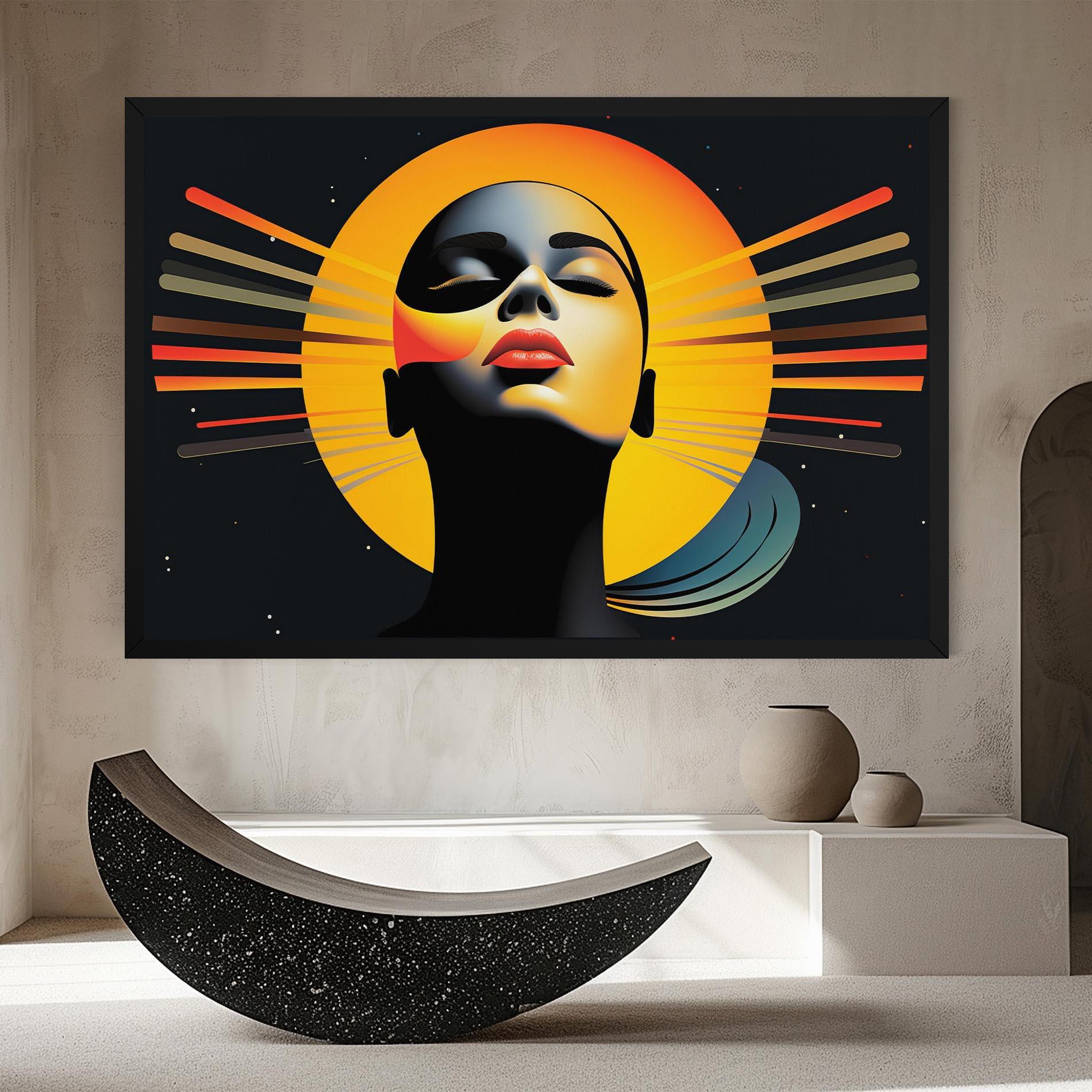 Tablou Canvas Synthetic Dreamy Profile mockup 8