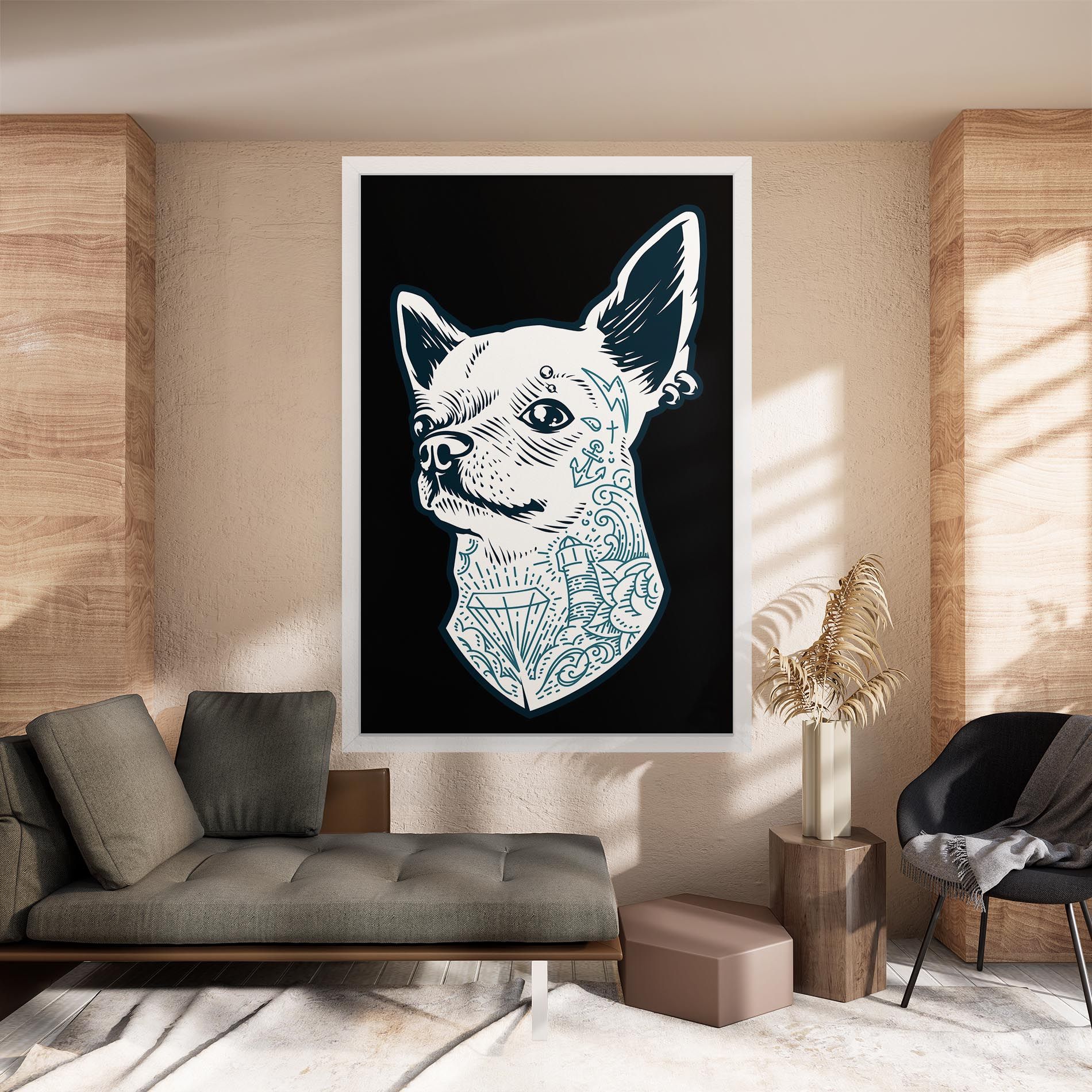 Chihuahua Tattoo mockup 8