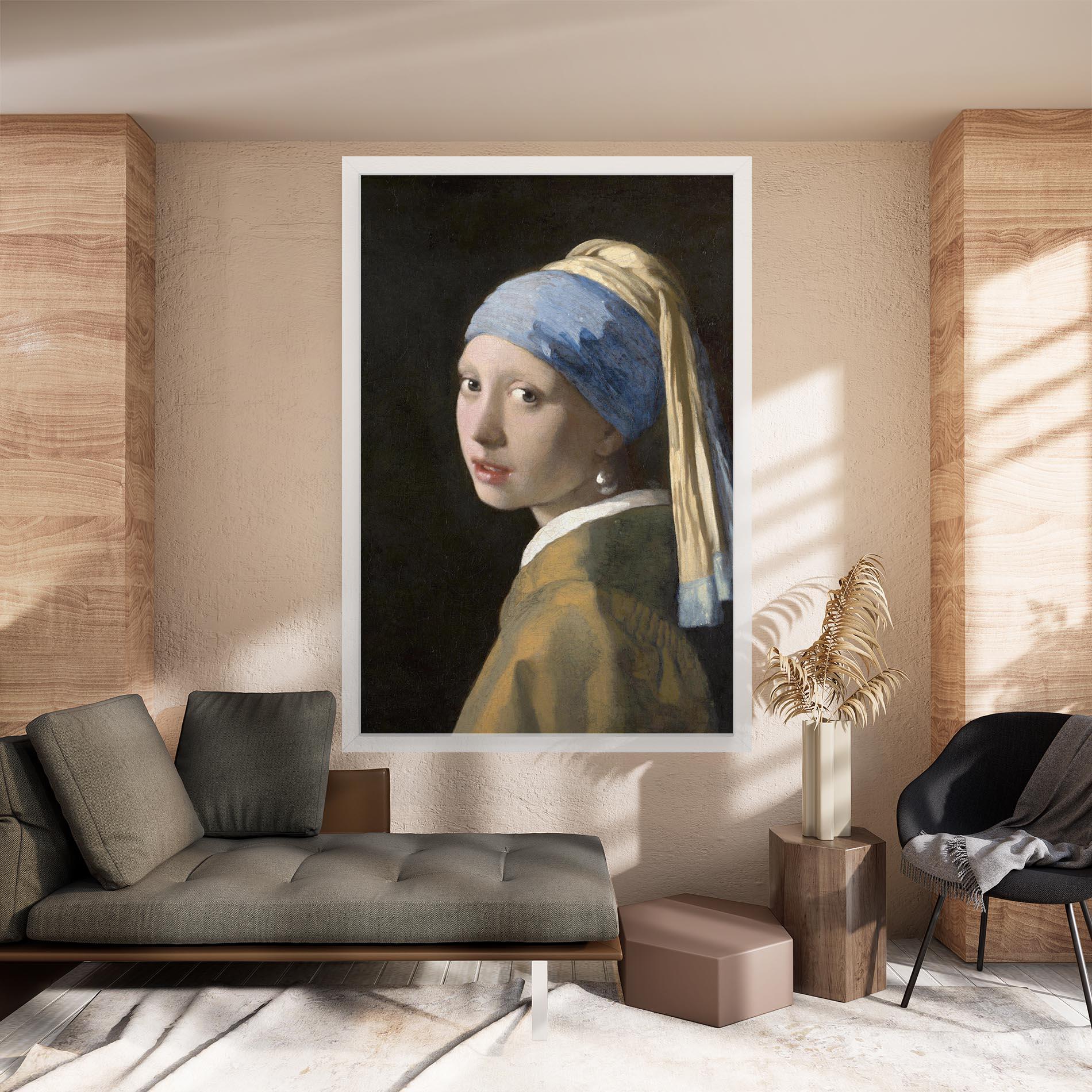 Tablou Canvas Girl With A Pearl mockup 8
