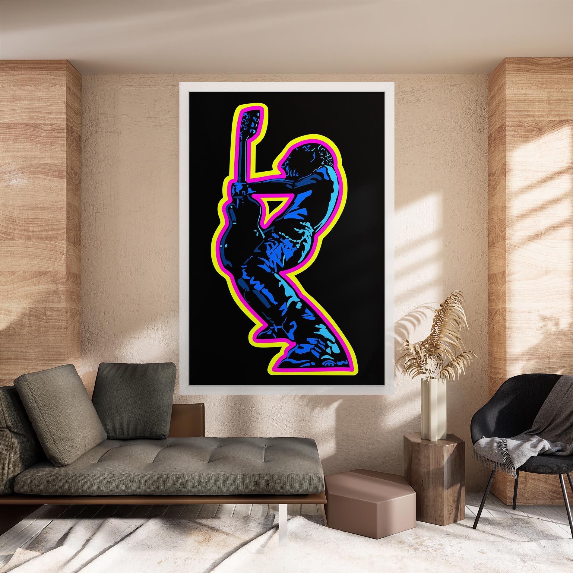 Tablou Canvas Guitarist Art mockup 8