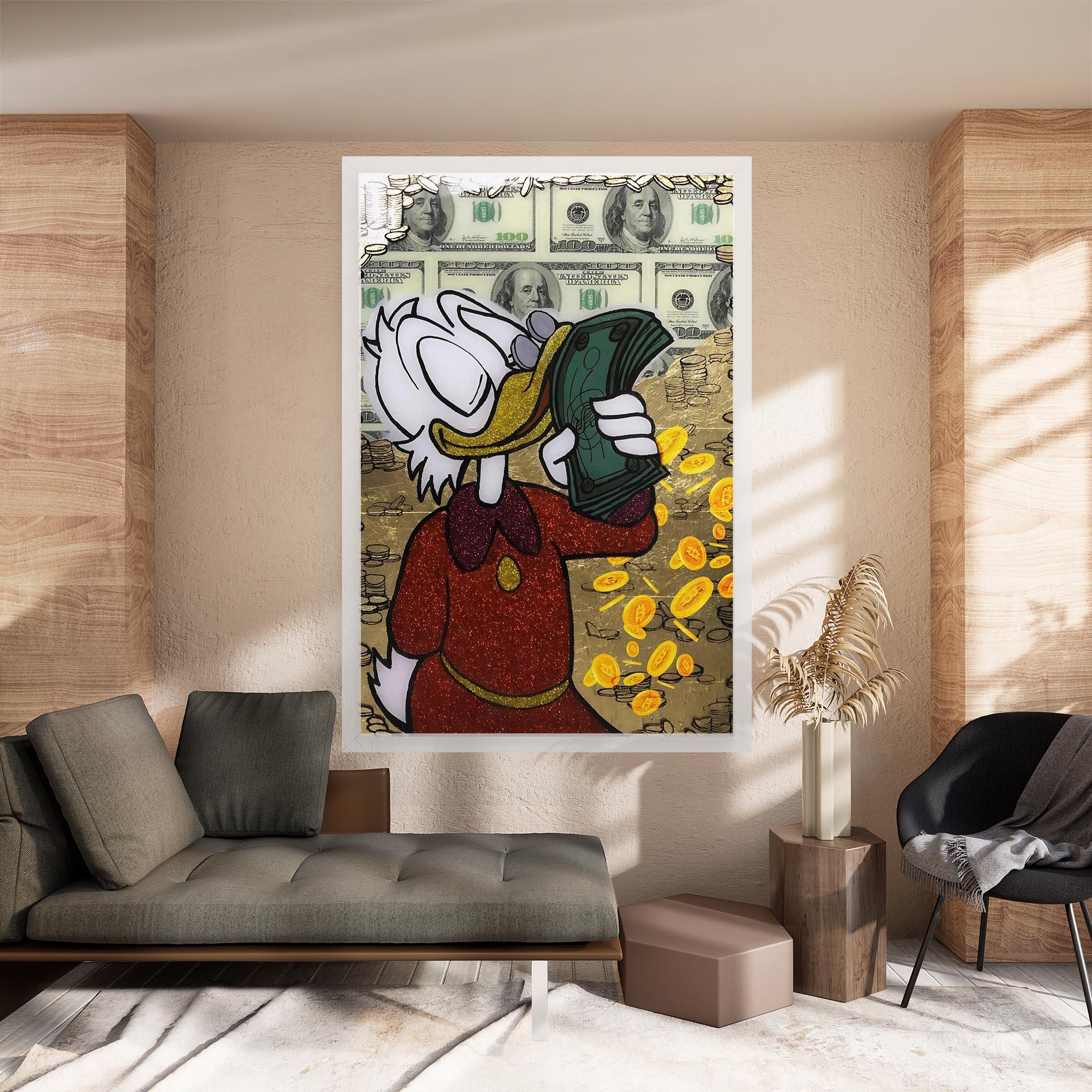 Tablou Canvas Smell Like Money mockup 8