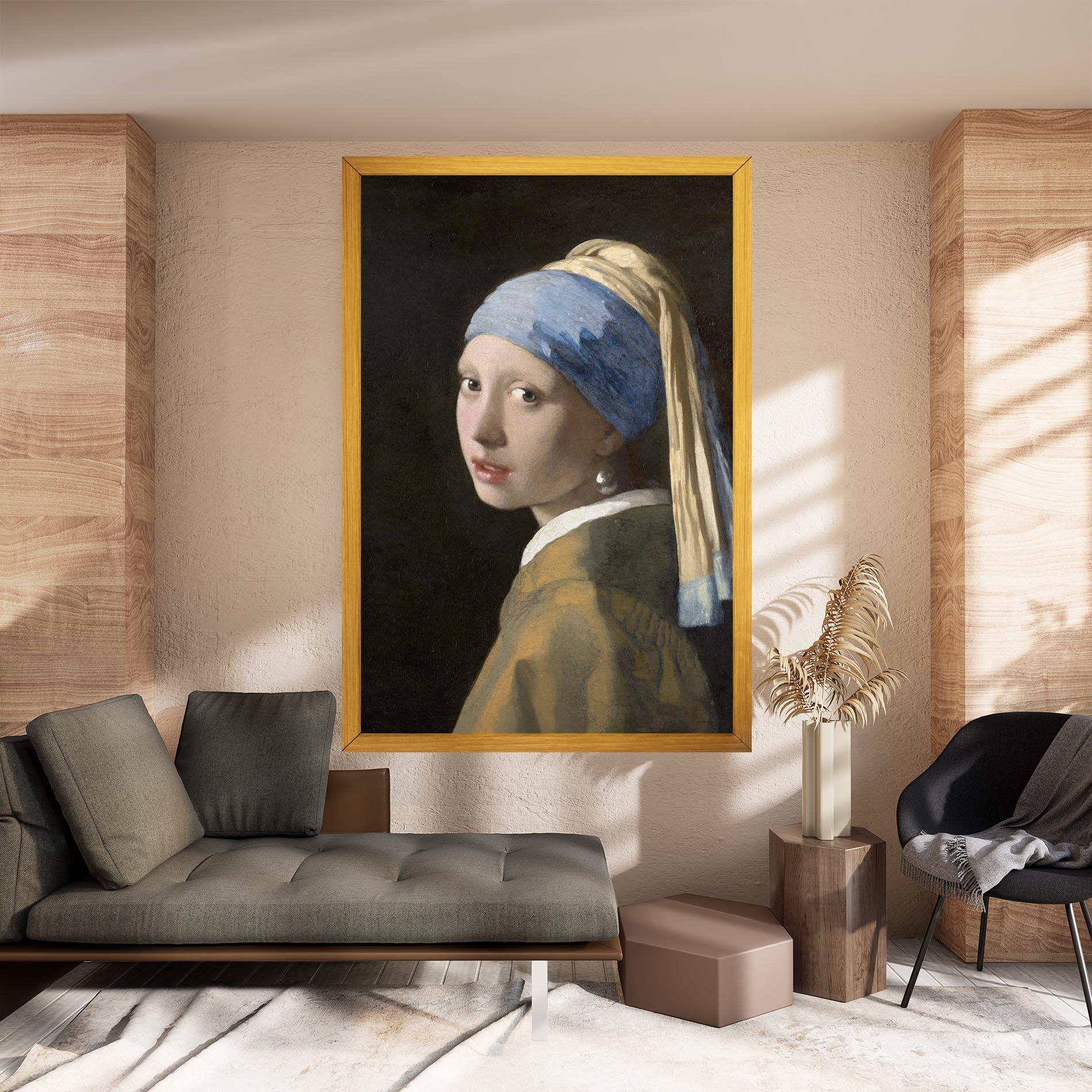 Tablou Canvas Girl With A Pearl mockup 8