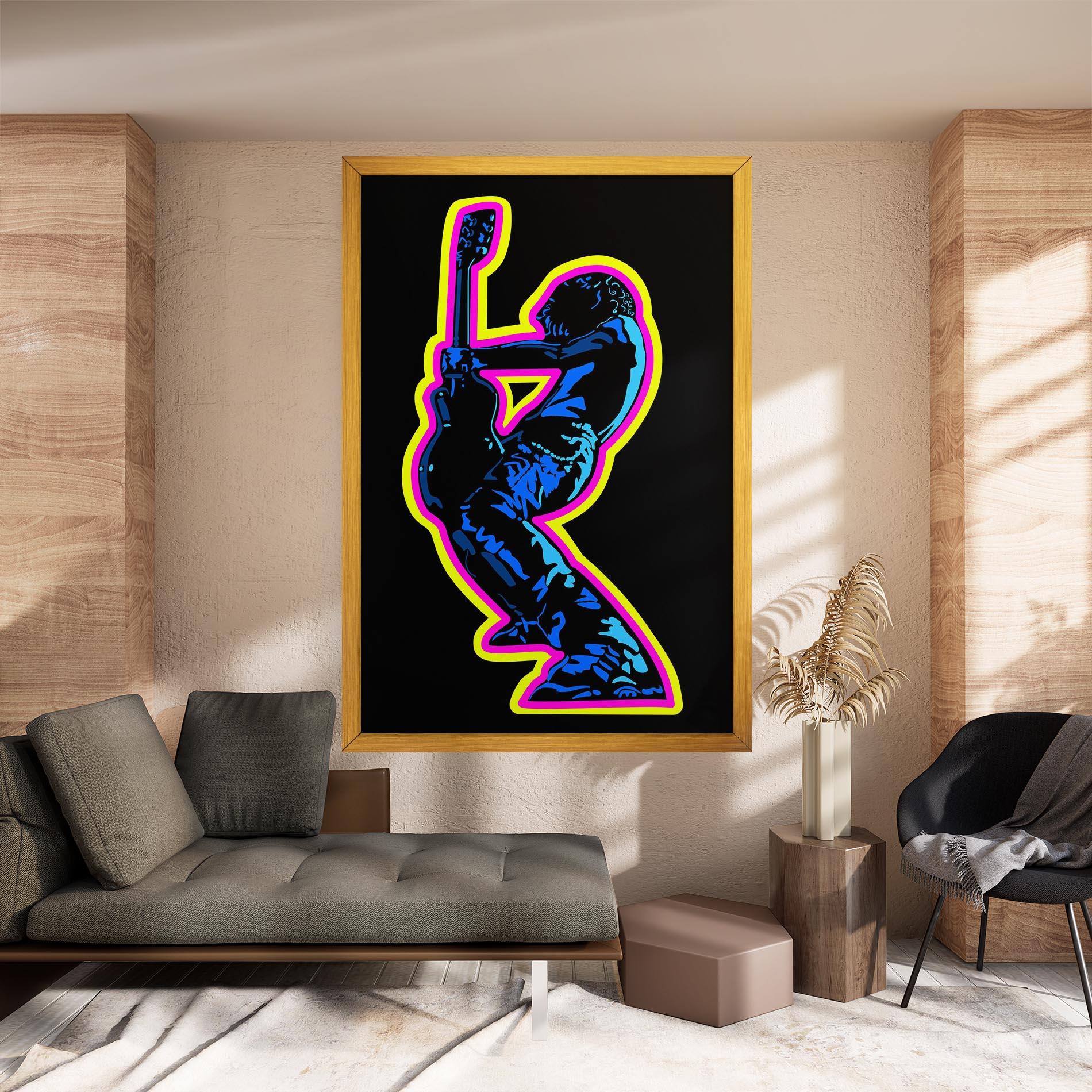 Tablou Canvas Guitarist Art mockup 8