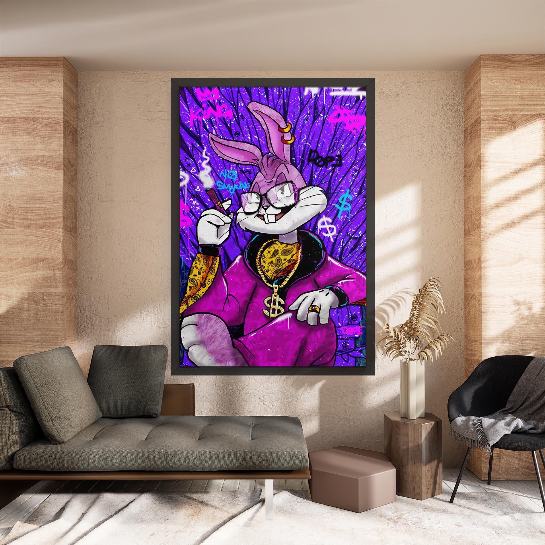 Tablou Canvas Boss Buny mockup 8