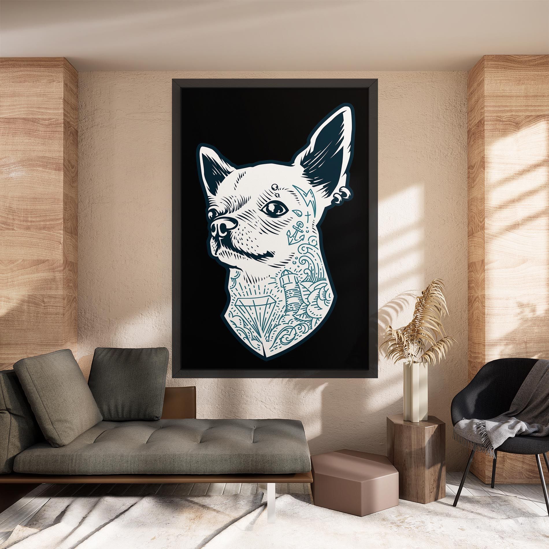 Chihuahua Tattoo mockup 8