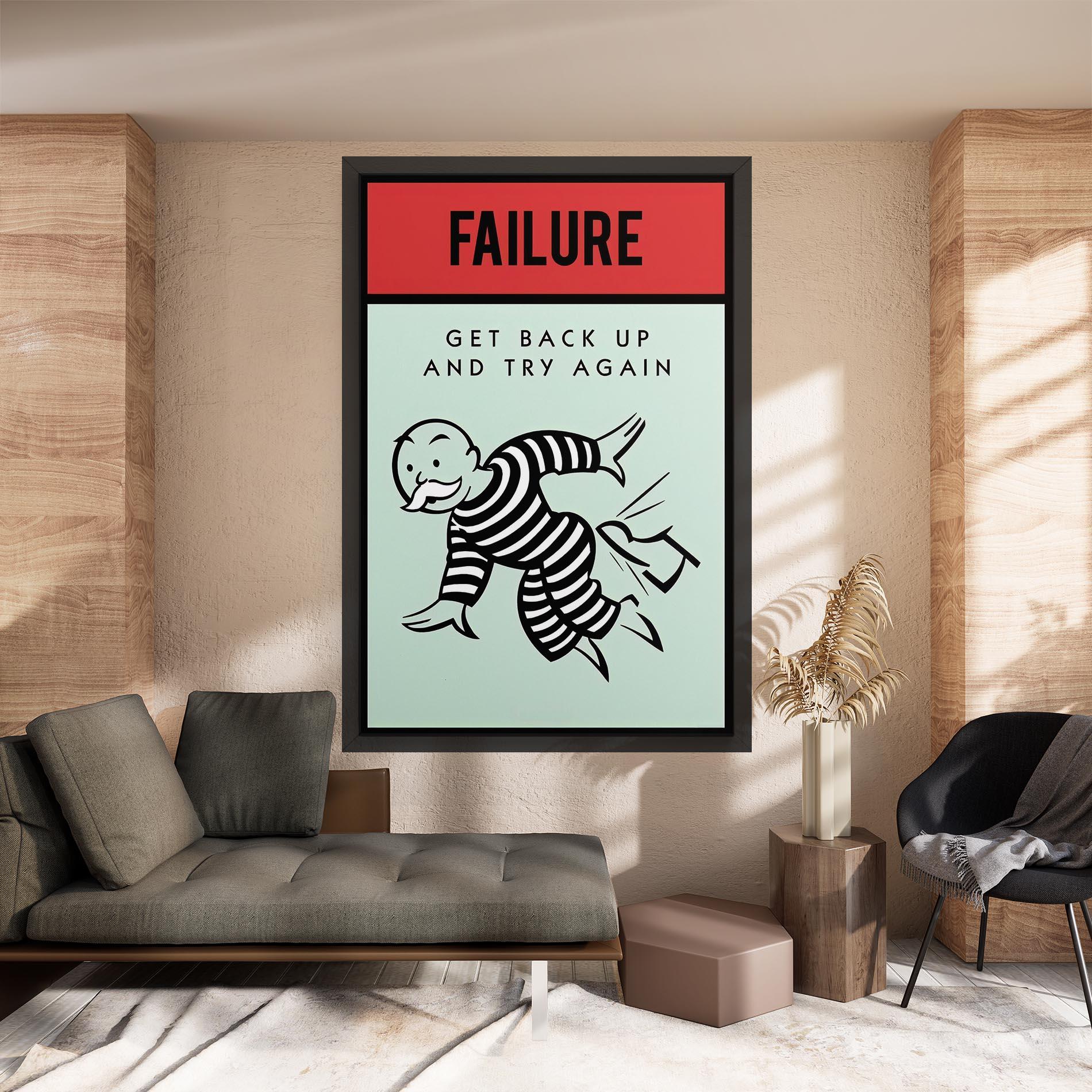 Tablou Canvas FAILURE mockup 8