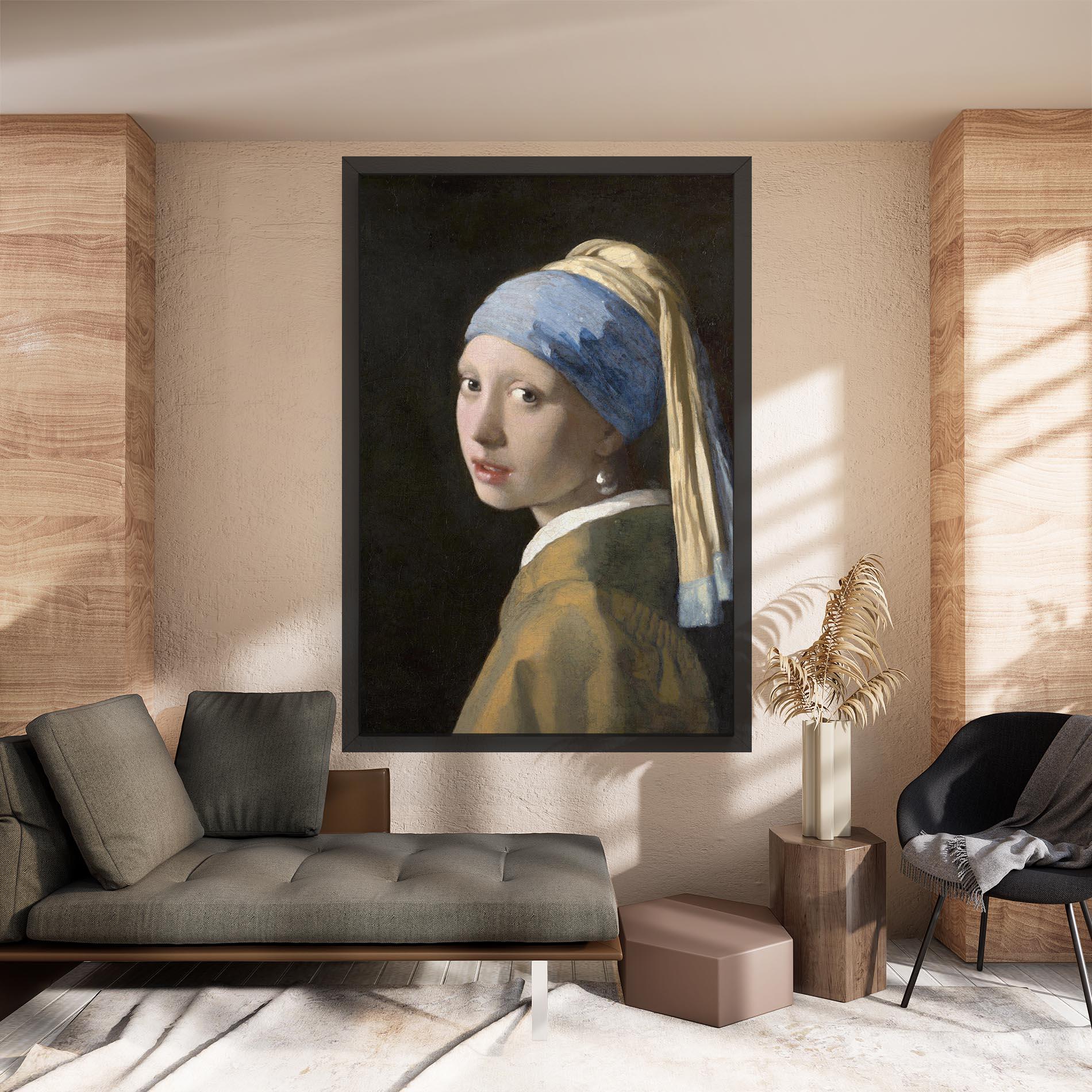 Tablou Canvas Girl With A Pearl mockup 8