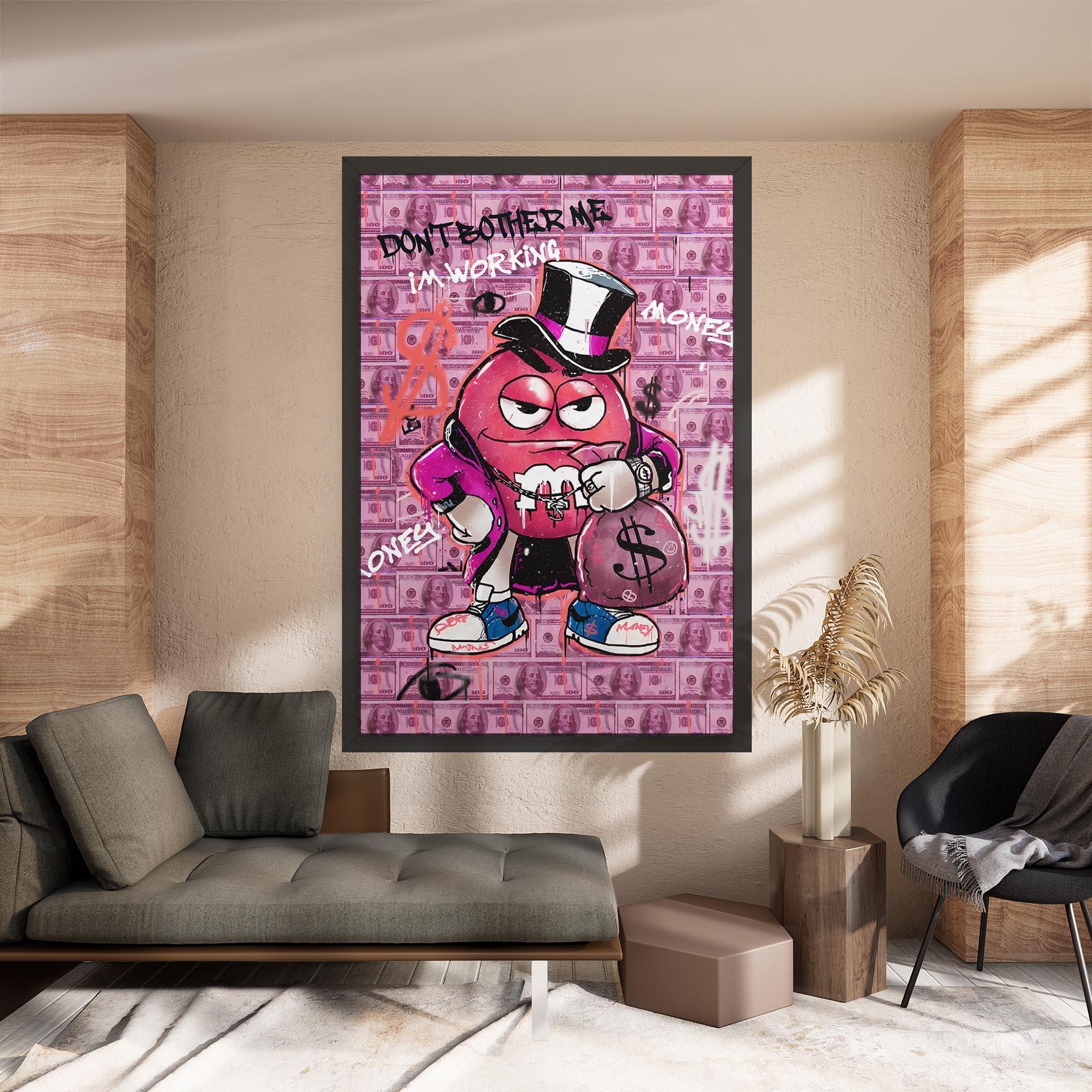 Tablou Canvas Give Me Your Money mockup 8