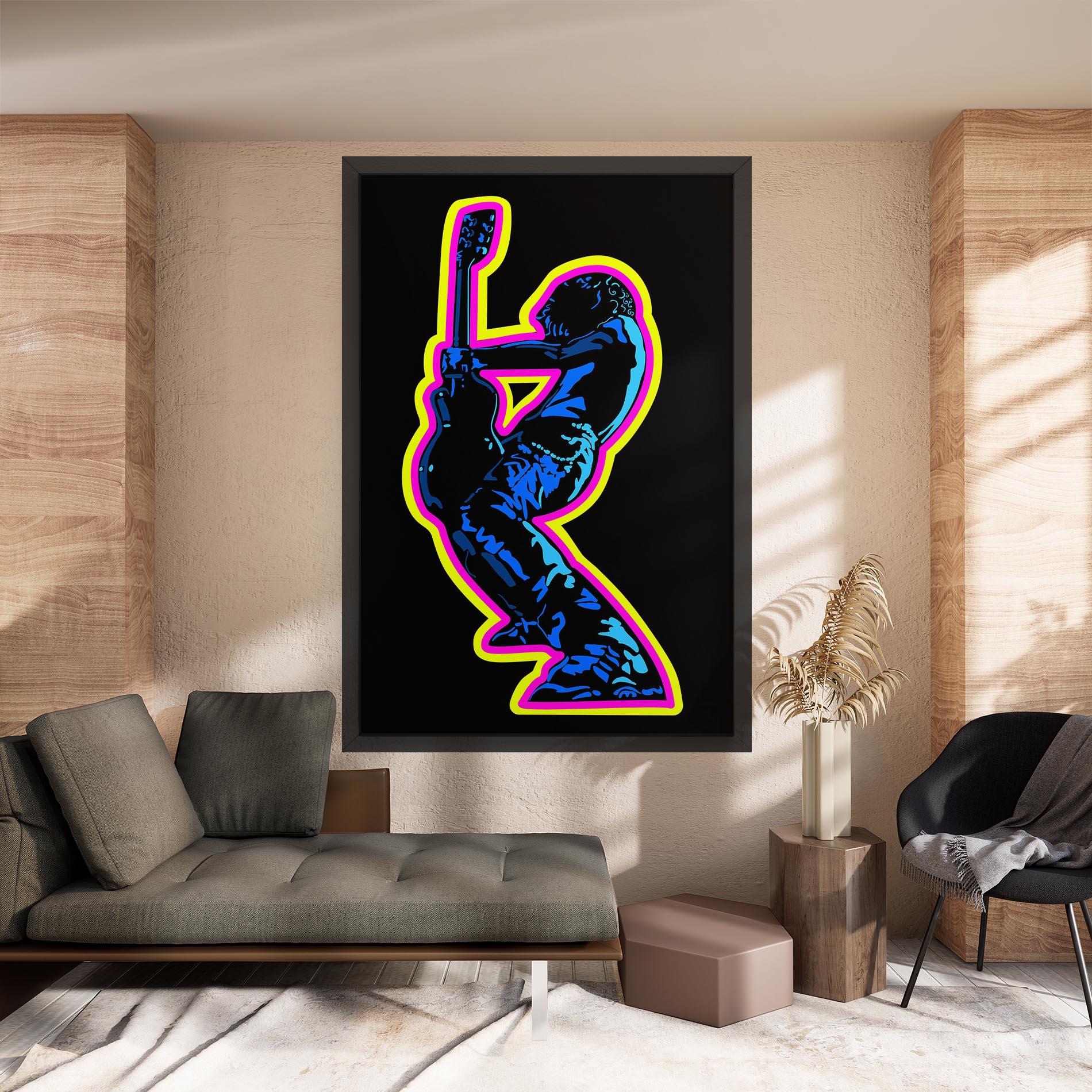 Tablou Canvas Guitarist Art mockup 8