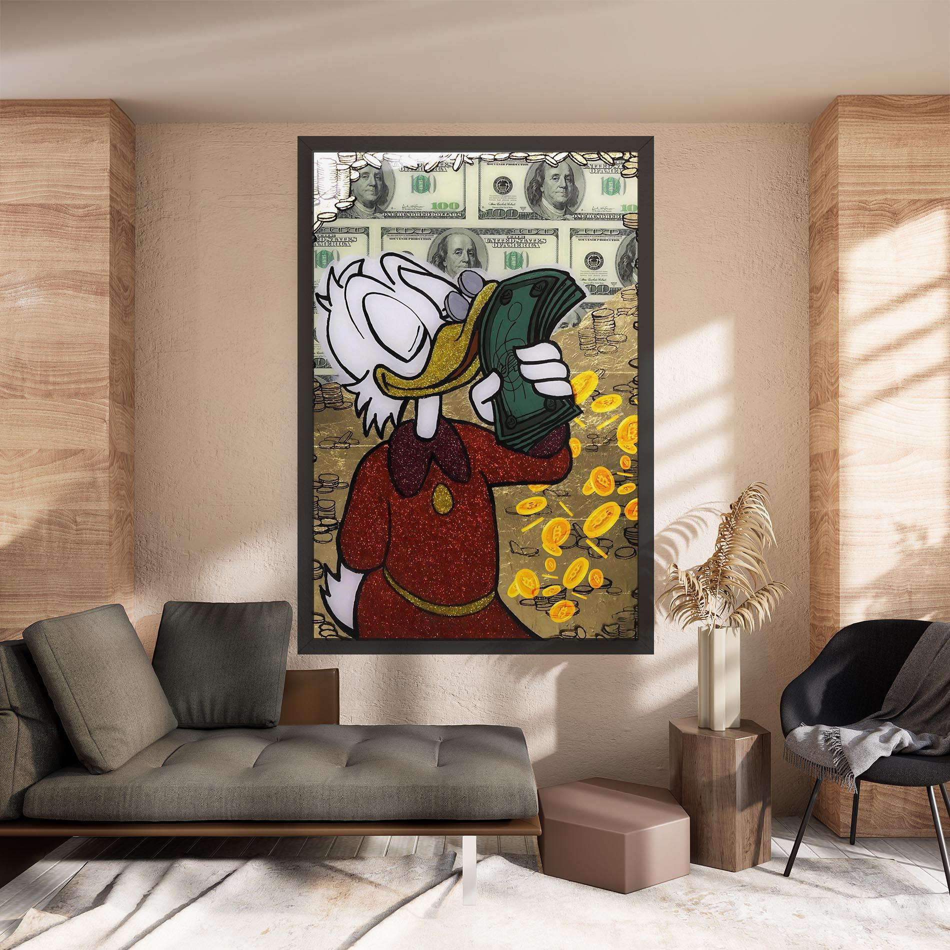 Tablou Canvas Smell Like Money mockup 8