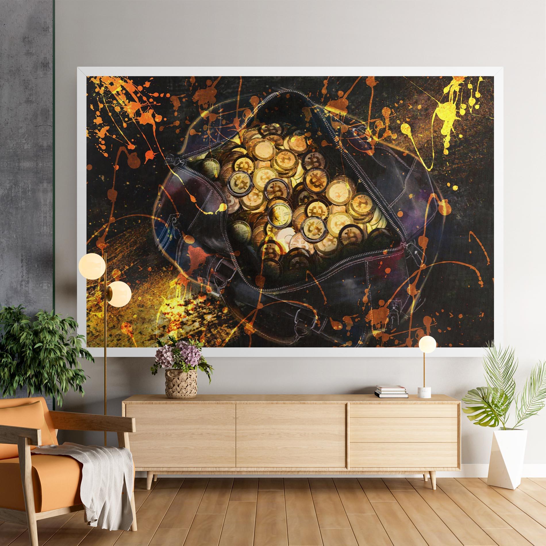 Tablou Canvas Crypto Rich mockup 9