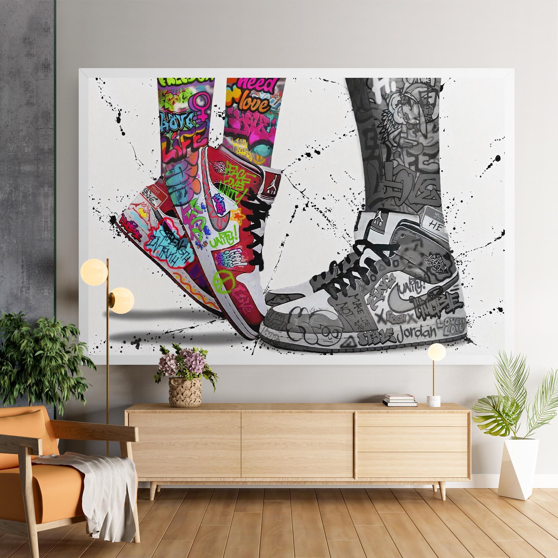 Tablou Canvas Love On My Toes mockup 9