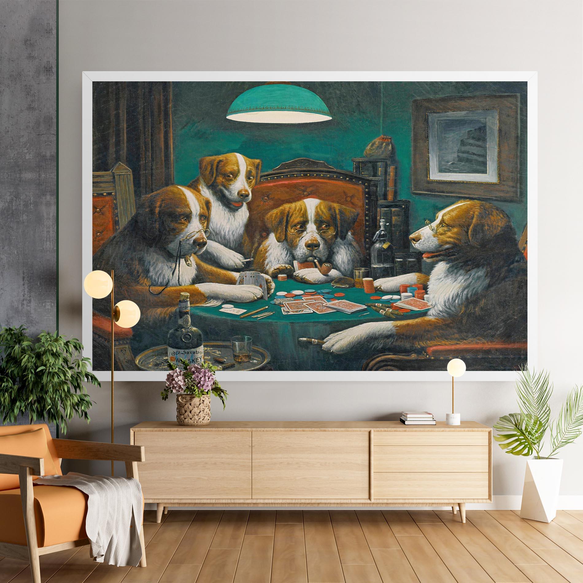 Tablou Canvas Poker Game mockup 9