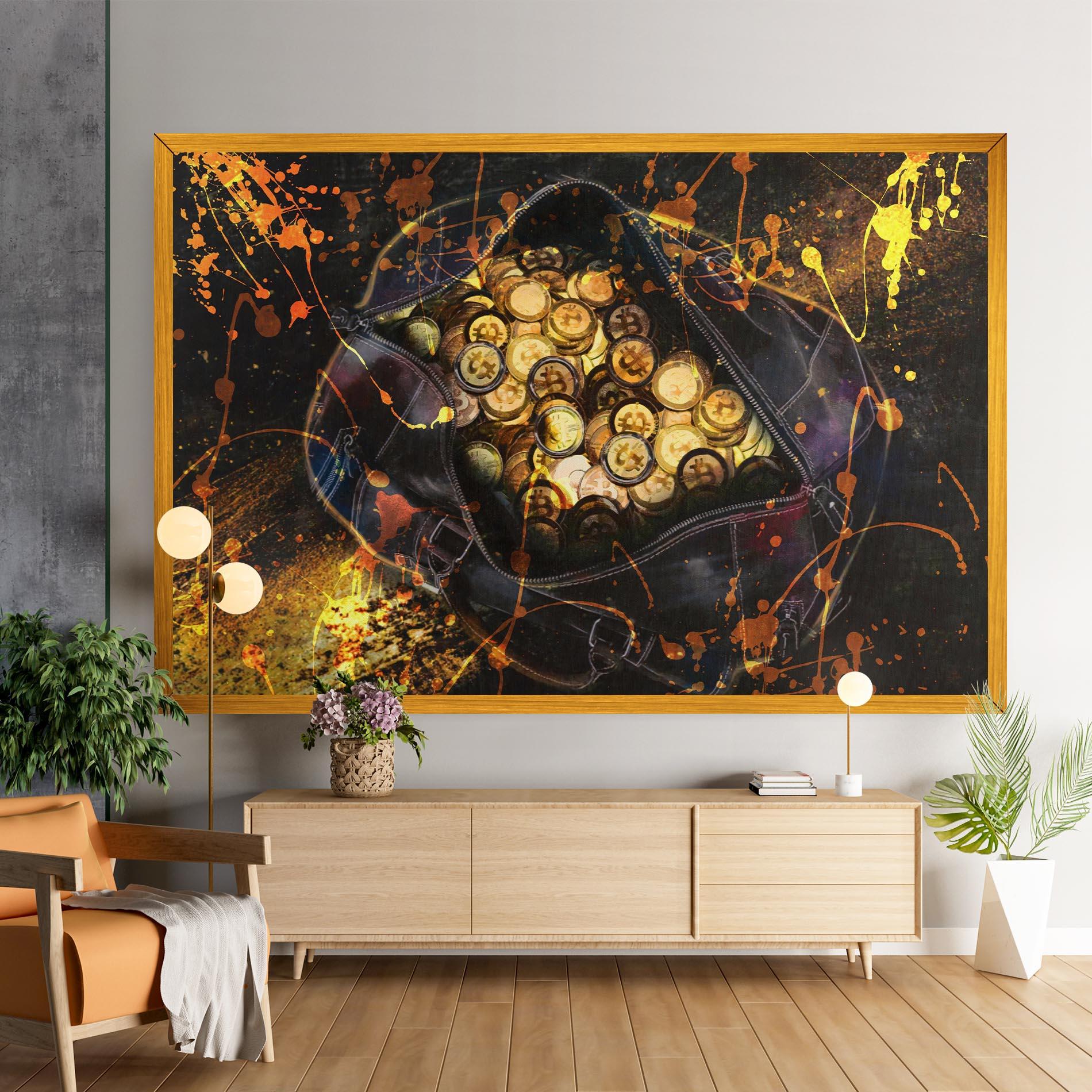 Tablou Canvas Crypto Rich mockup 9