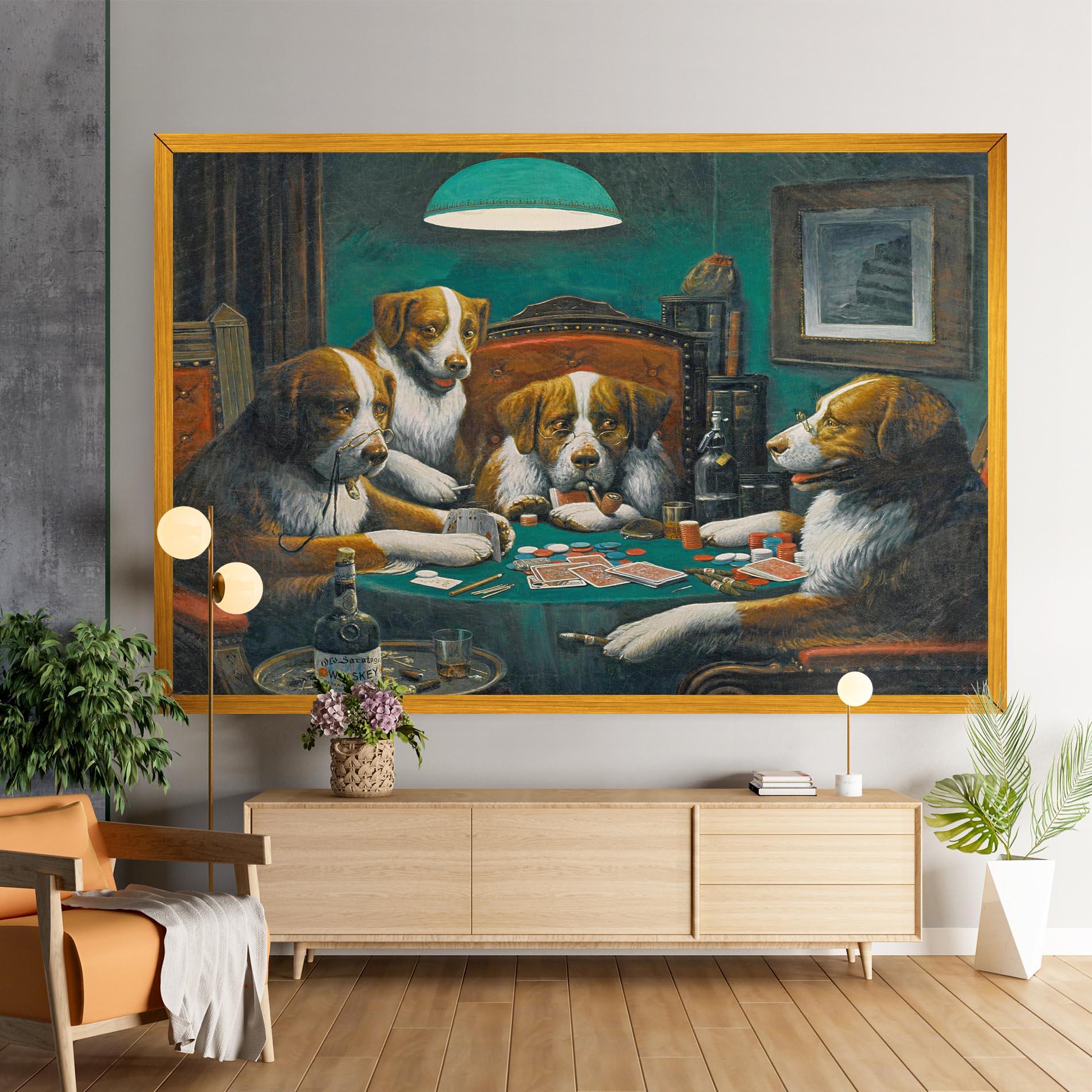 Tablou Canvas Poker Game mockup 9