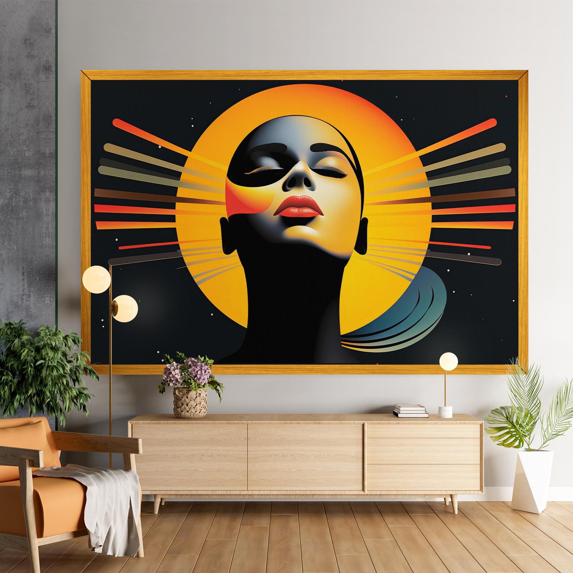 Tablou Canvas Synthetic Dreamy Profile mockup 9