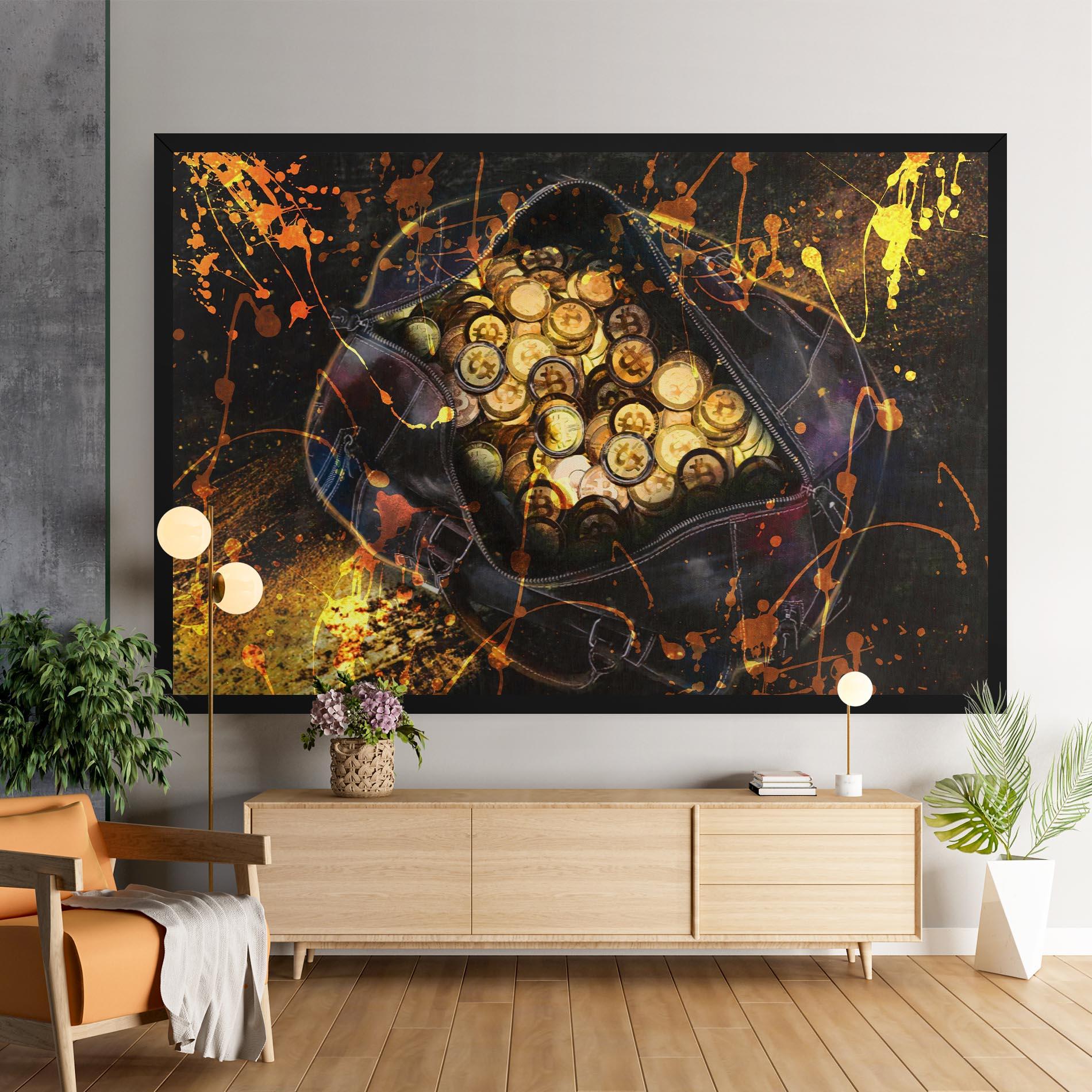 Tablou Canvas Crypto Rich mockup 9