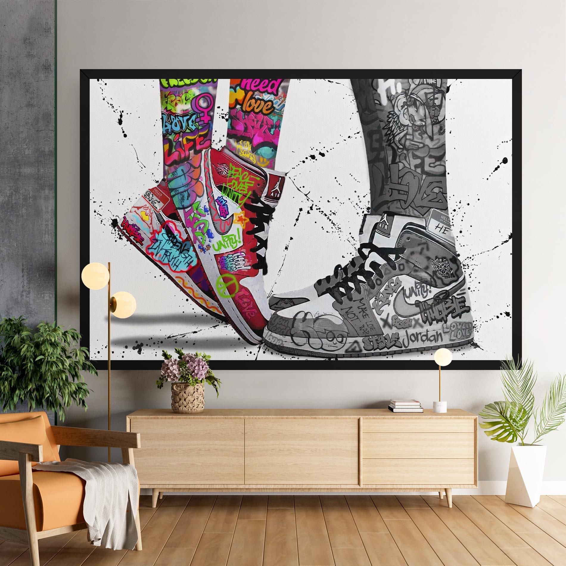 Tablou Canvas Love On My Toes mockup 9