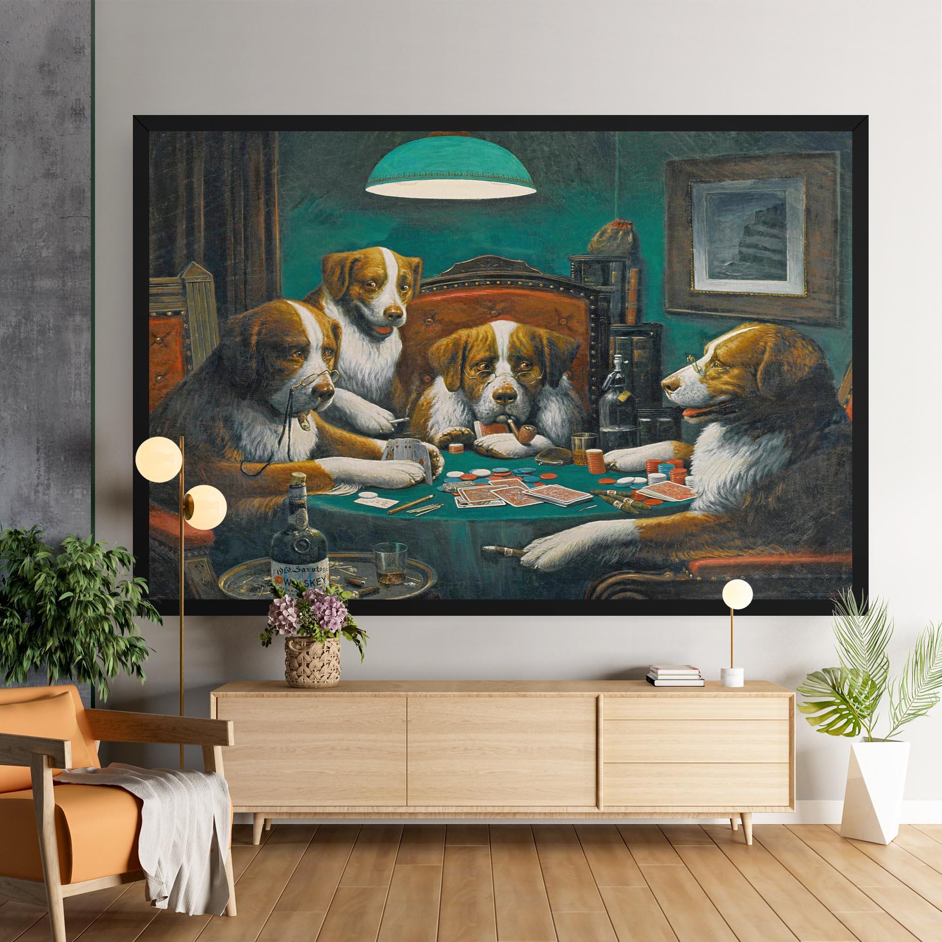 Tablou Canvas Poker Game mockup 9