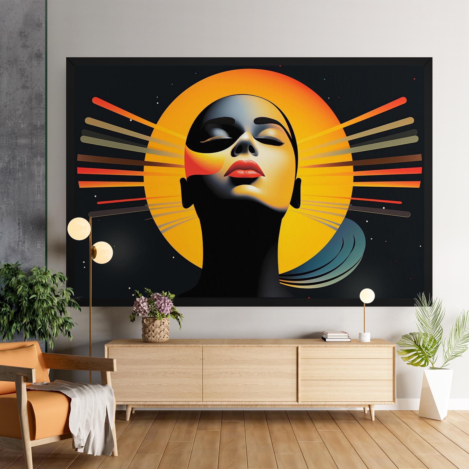 Tablou Canvas Synthetic Dreamy Profile mockup 9