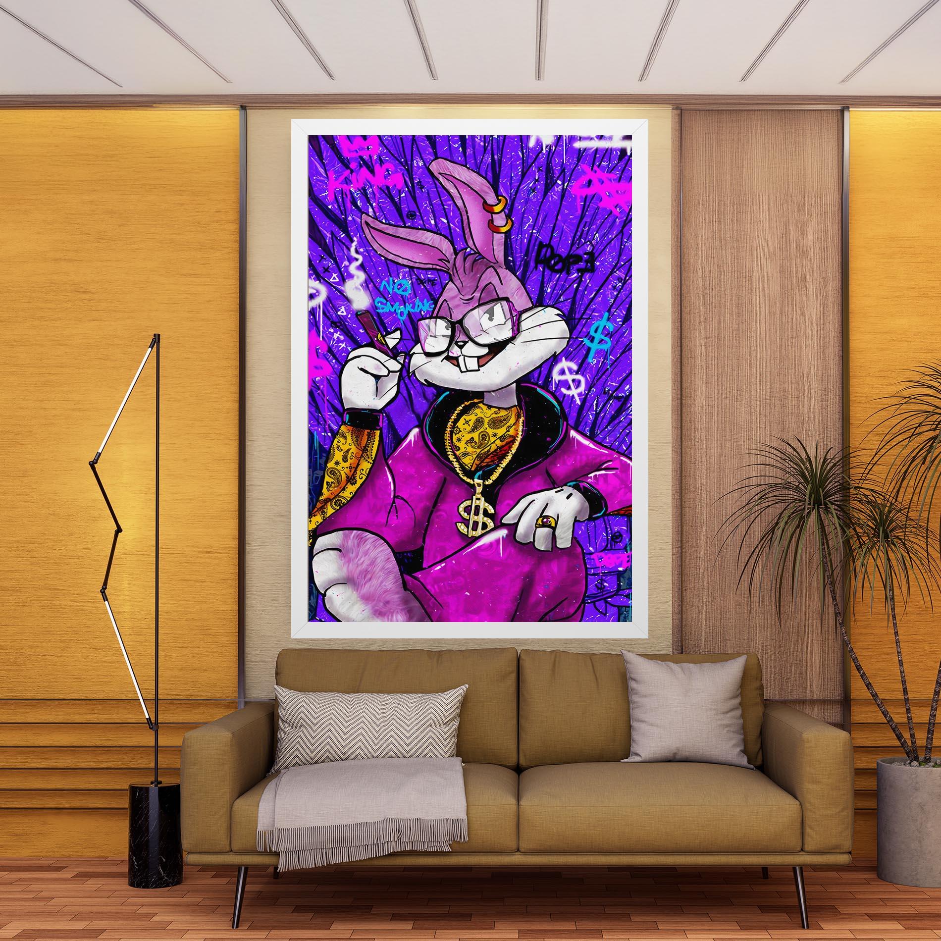 Tablou Canvas Boss Buny mockup 9