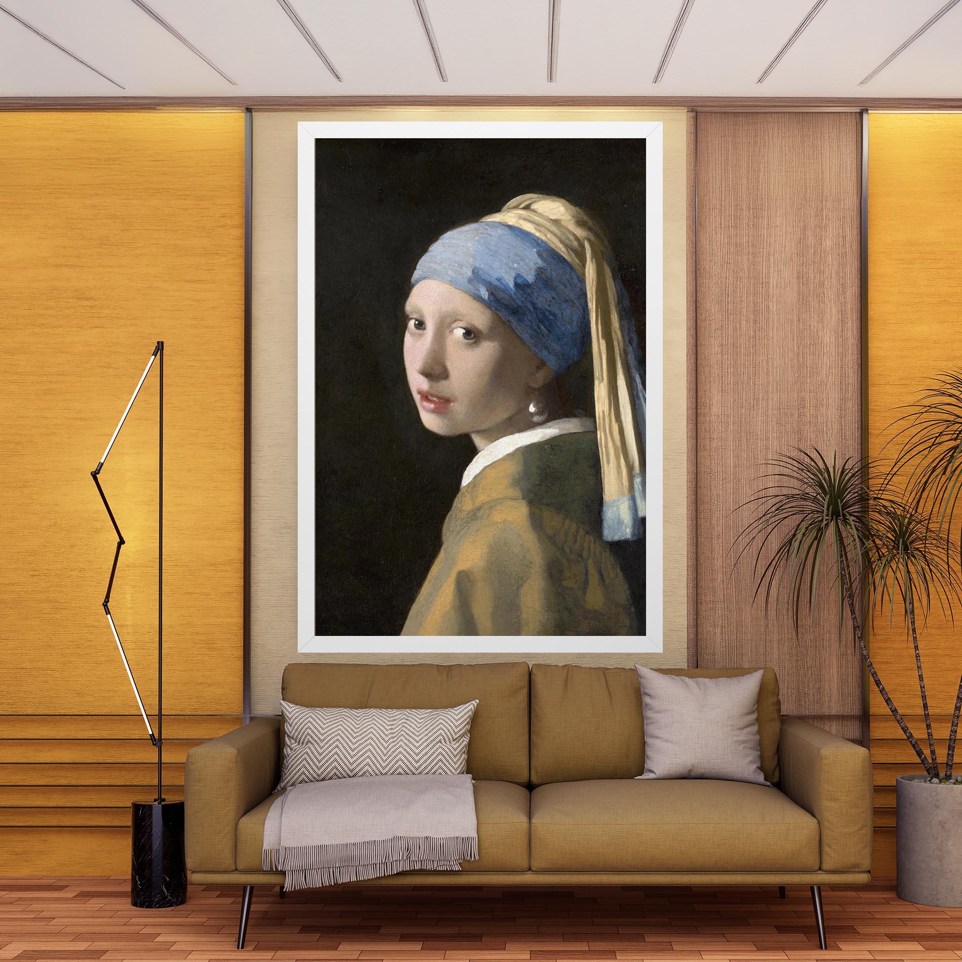Tablou Canvas Girl With A Pearl mockup 9