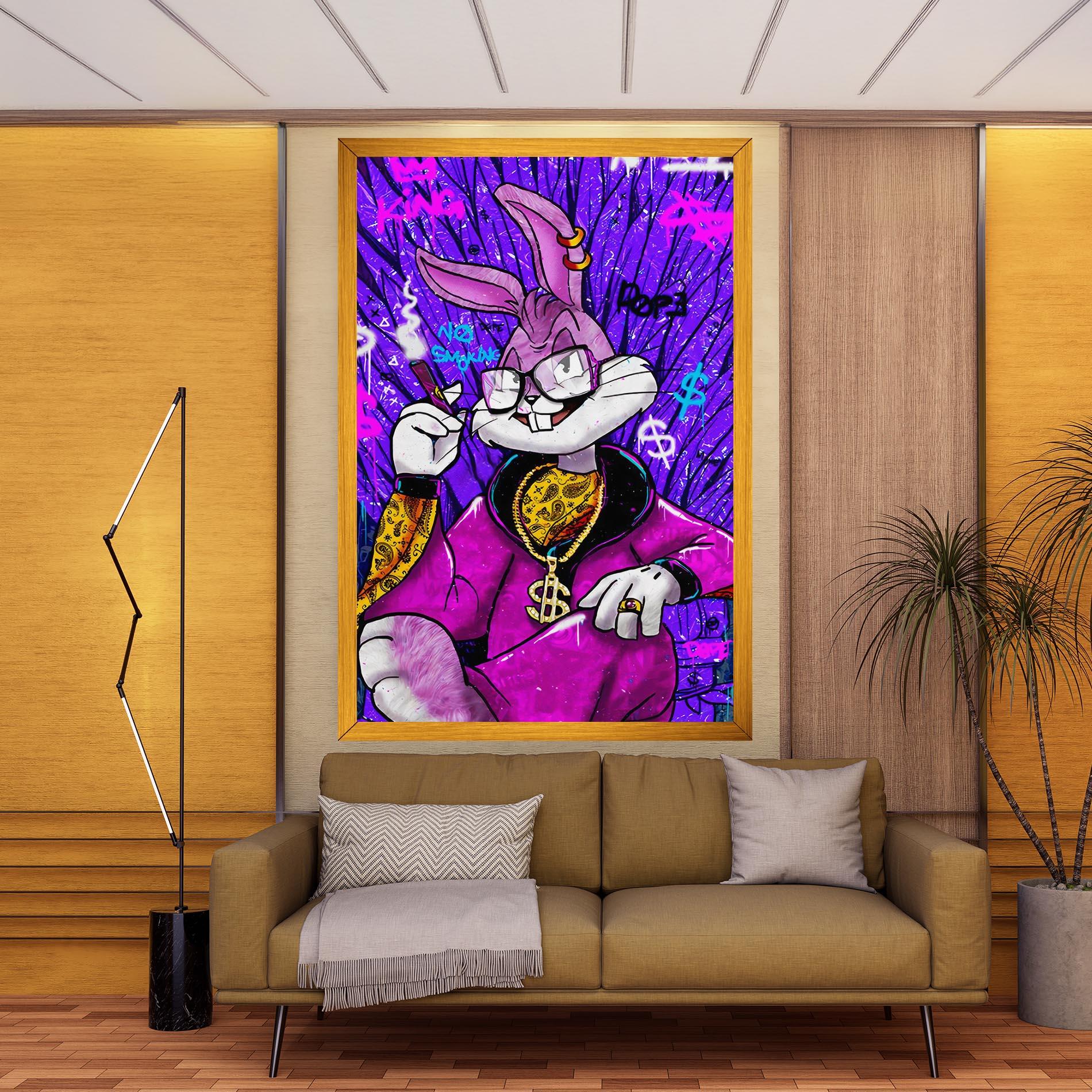 Tablou Canvas Boss Buny mockup 9