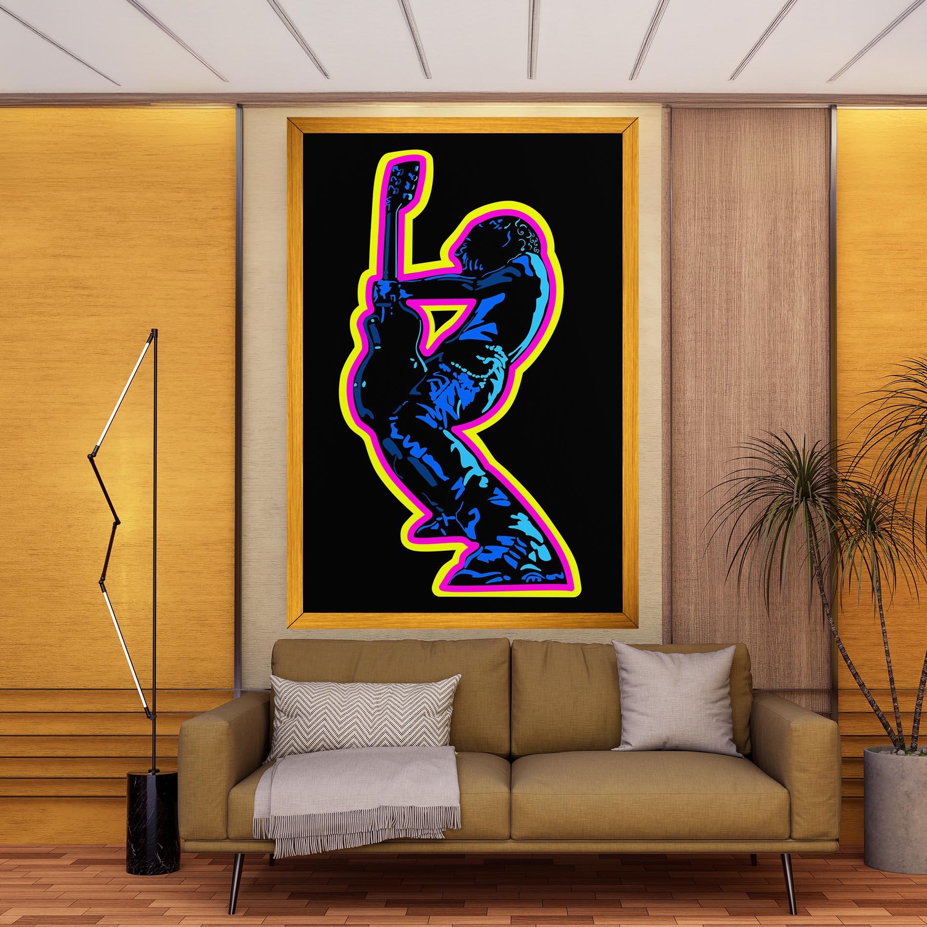 Tablou Canvas Guitarist Art mockup 9