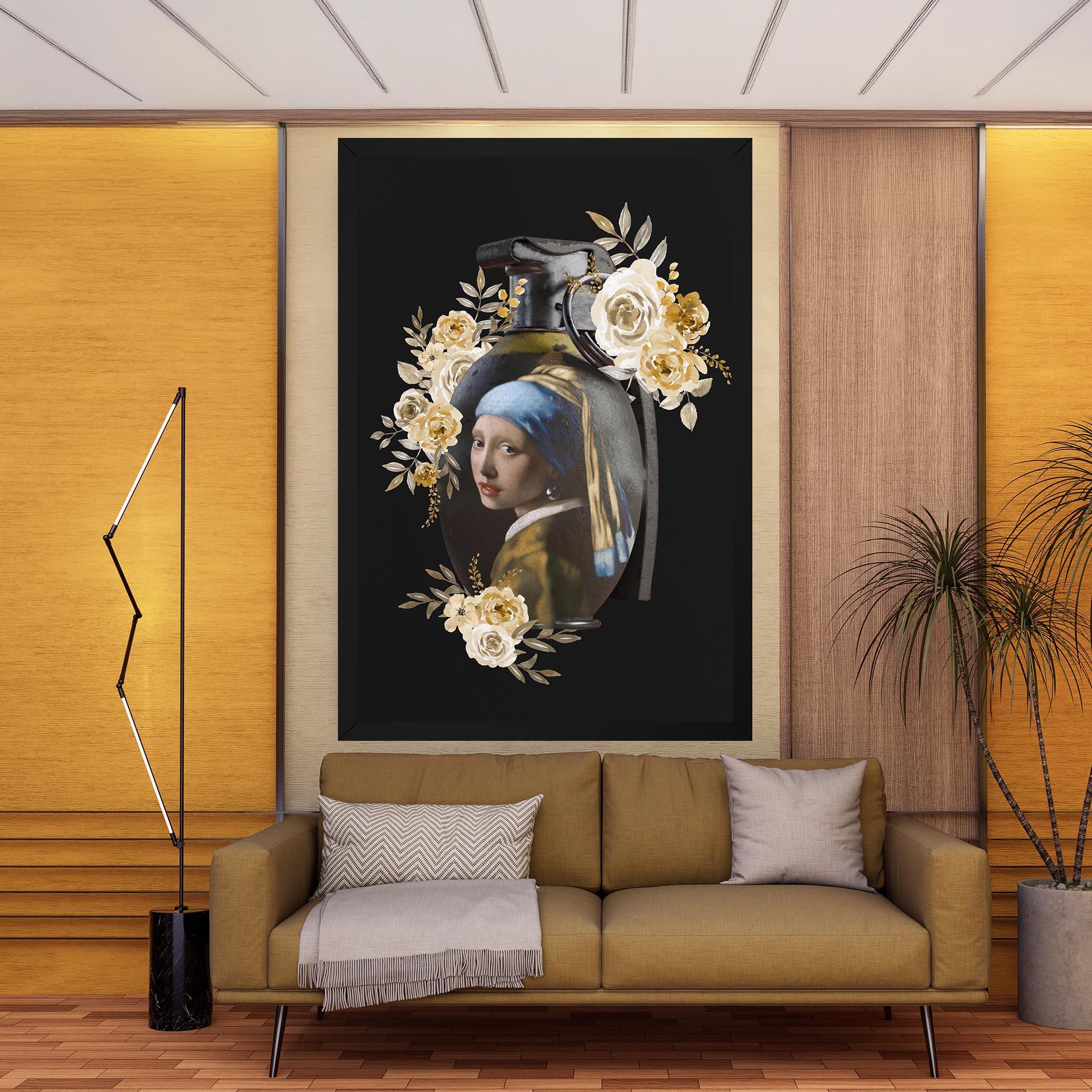 Tablou Canvas A Girl Is A Grenade mockup 9