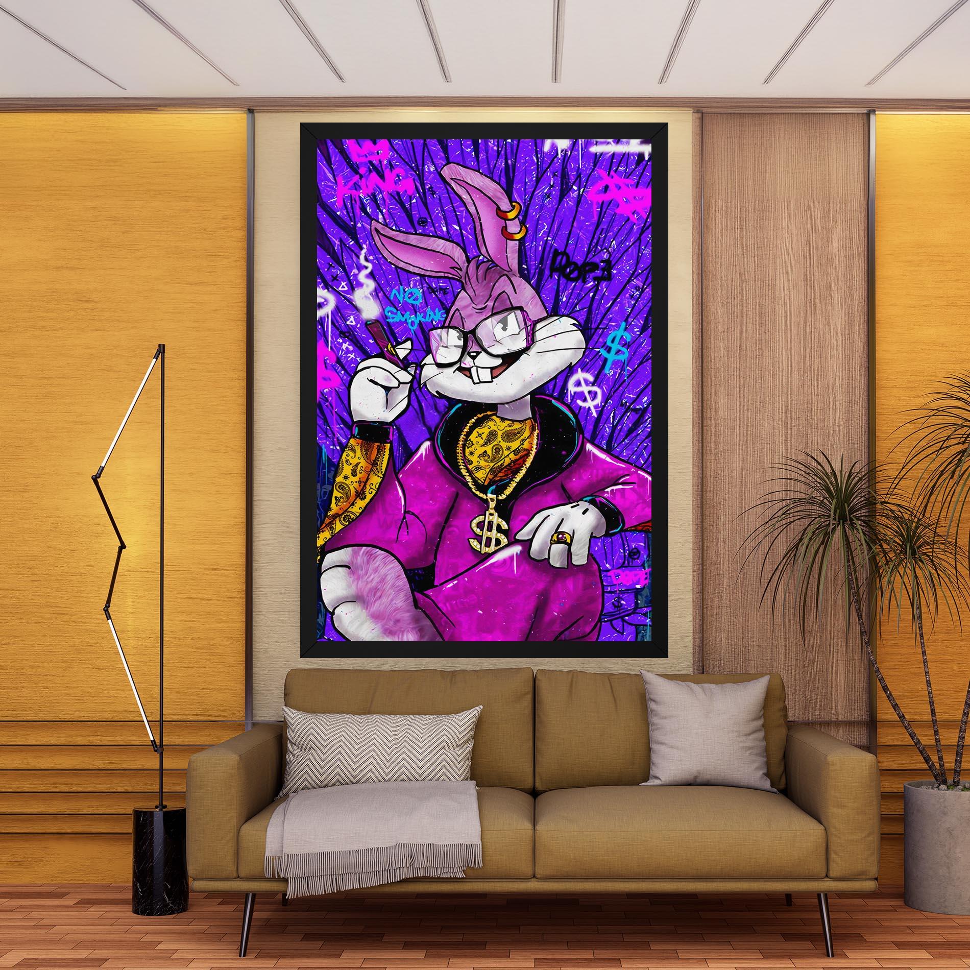 Tablou Canvas Boss Buny mockup 9