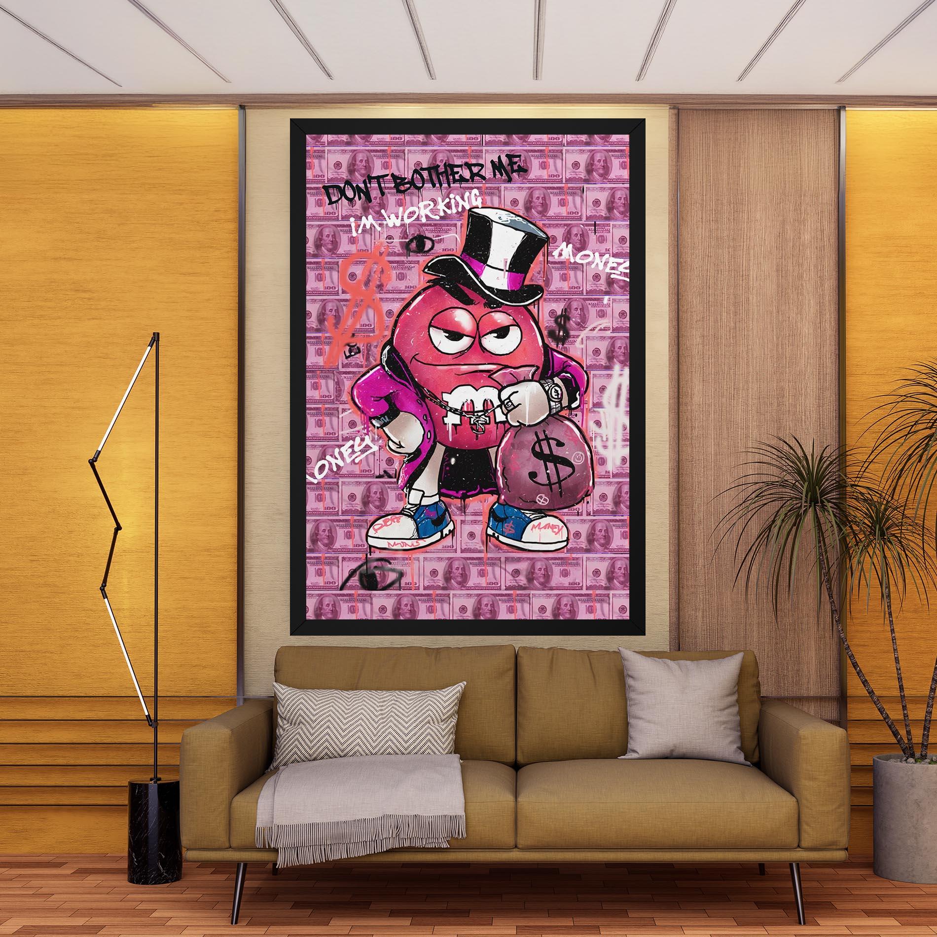 Tablou Canvas Give Me Your Money mockup 9