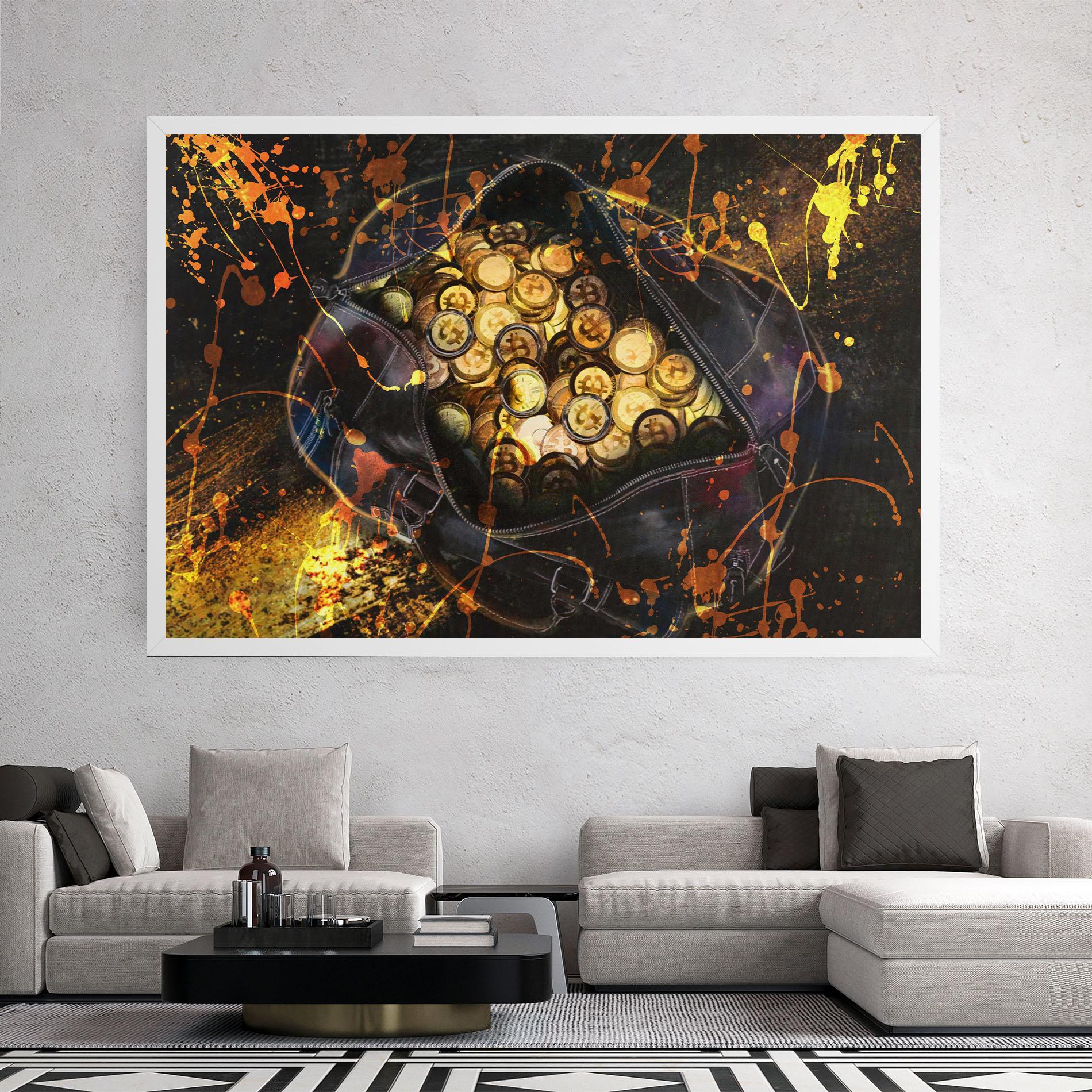 Tablou Canvas Crypto Rich mockup 2