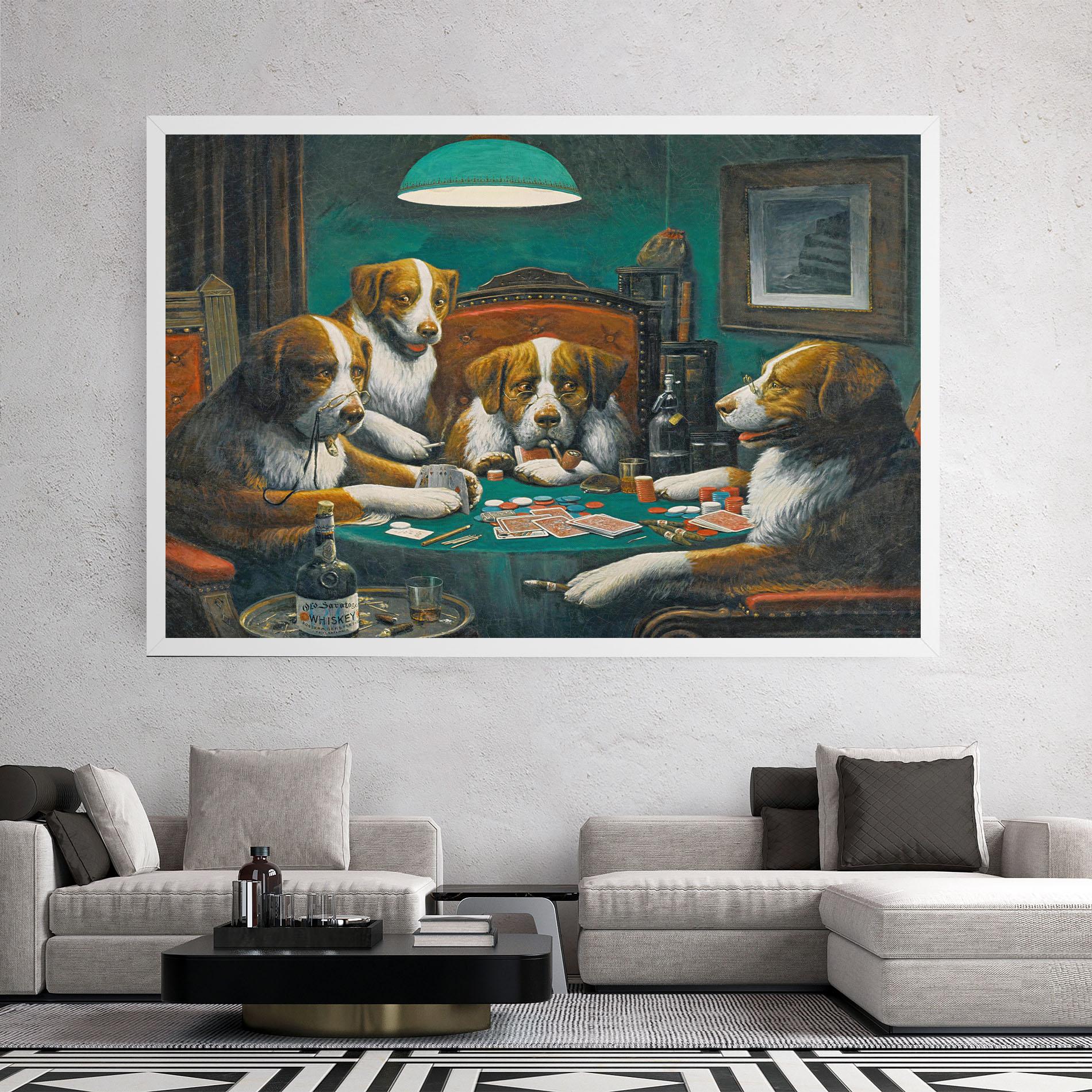 Tablou Canvas Poker Game mockup 2