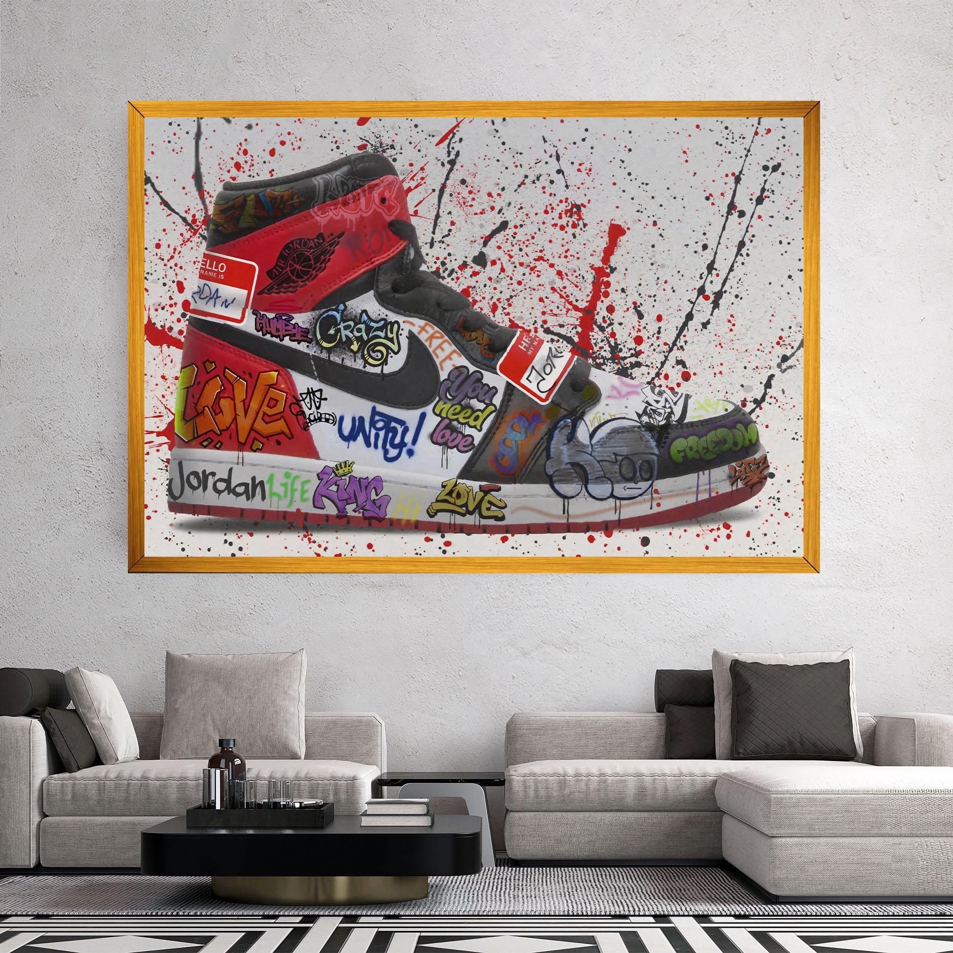 Tablou Canvas Jordan Drip mockup 2