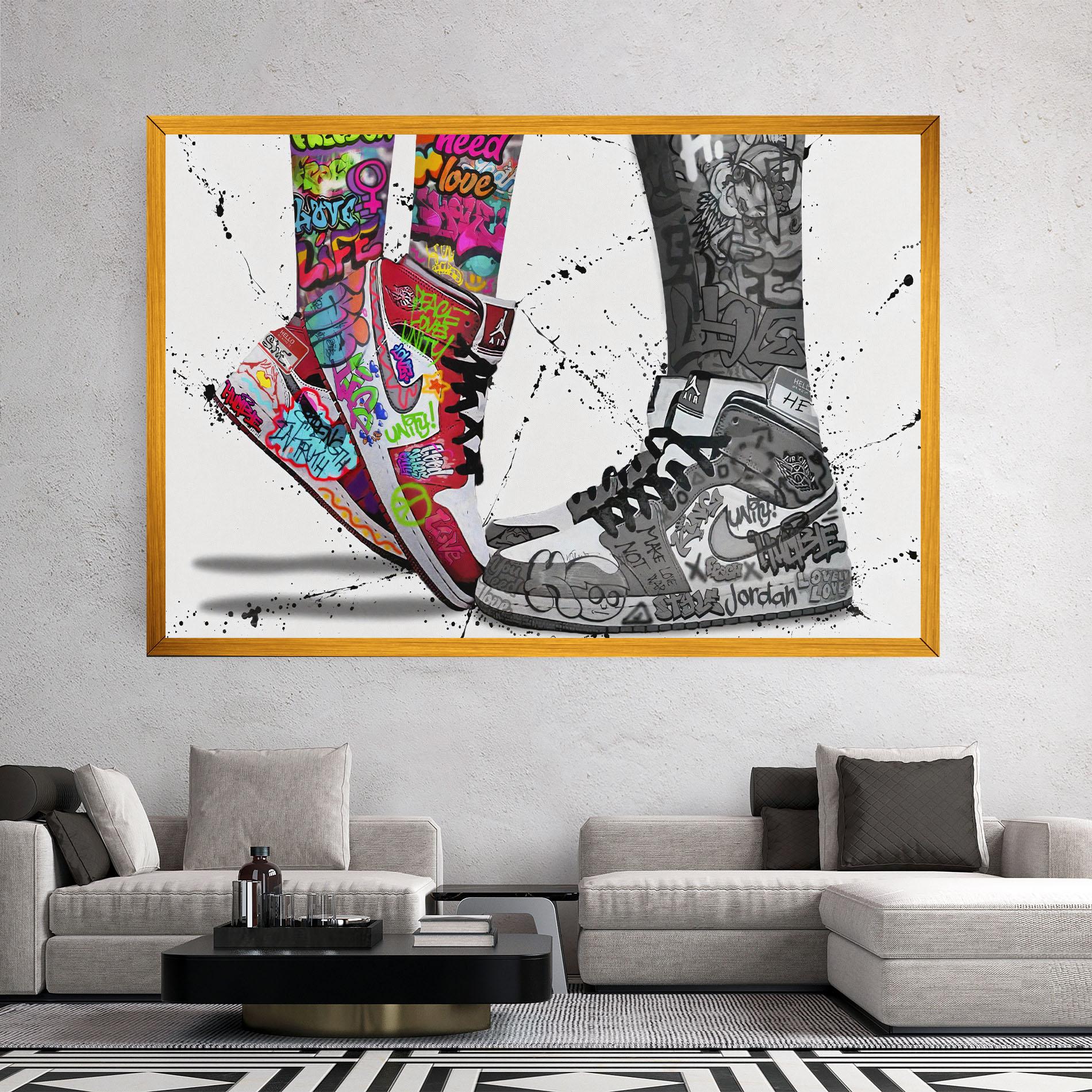 Tablou Canvas Love On My Toes mockup 2