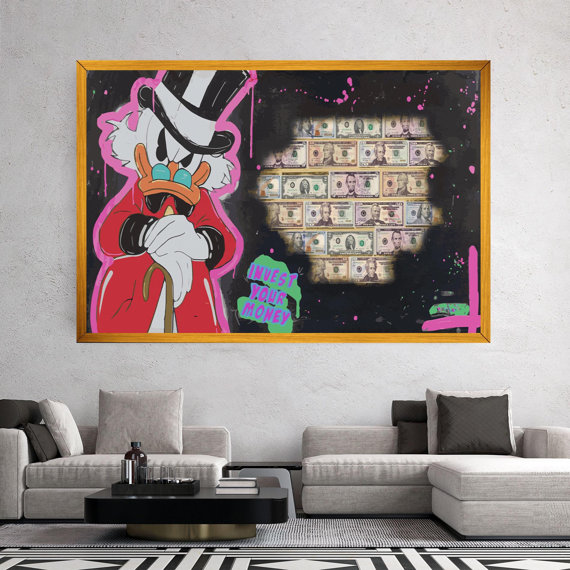 Tablou Canvas Money Advice mockup 2