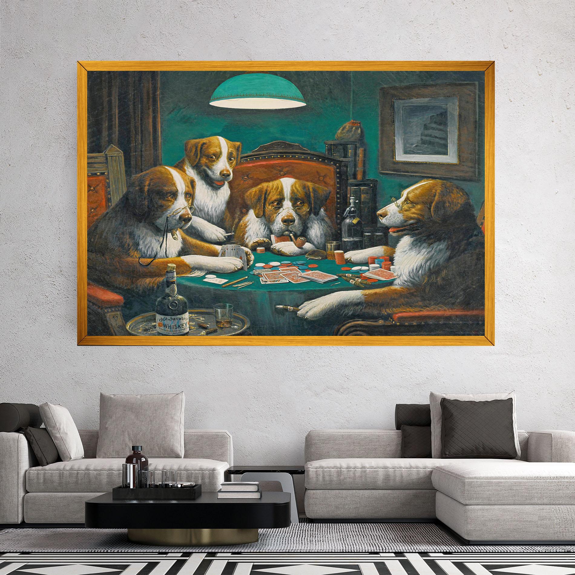 Tablou Canvas Poker Game mockup 2