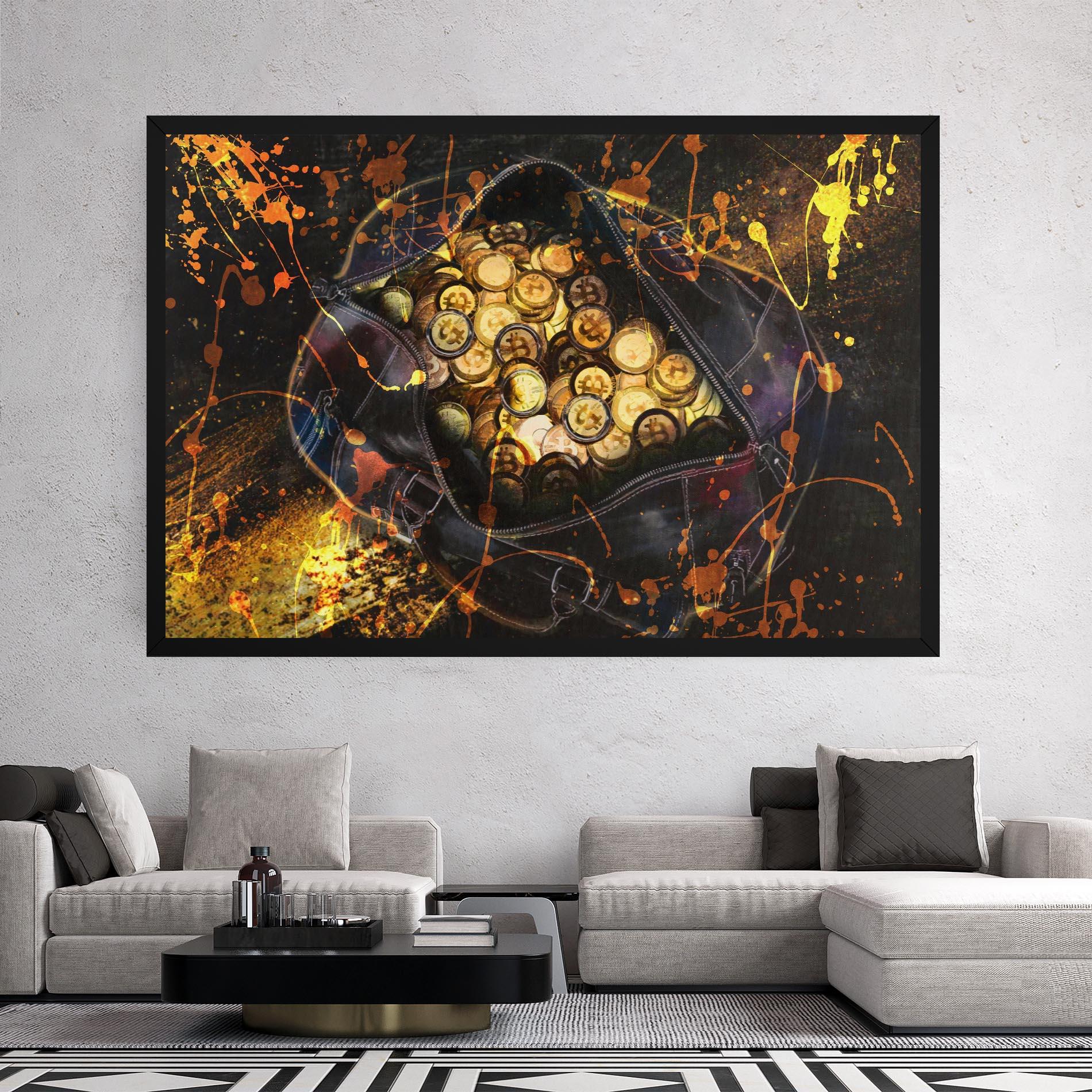 Tablou Canvas Crypto Rich mockup 2