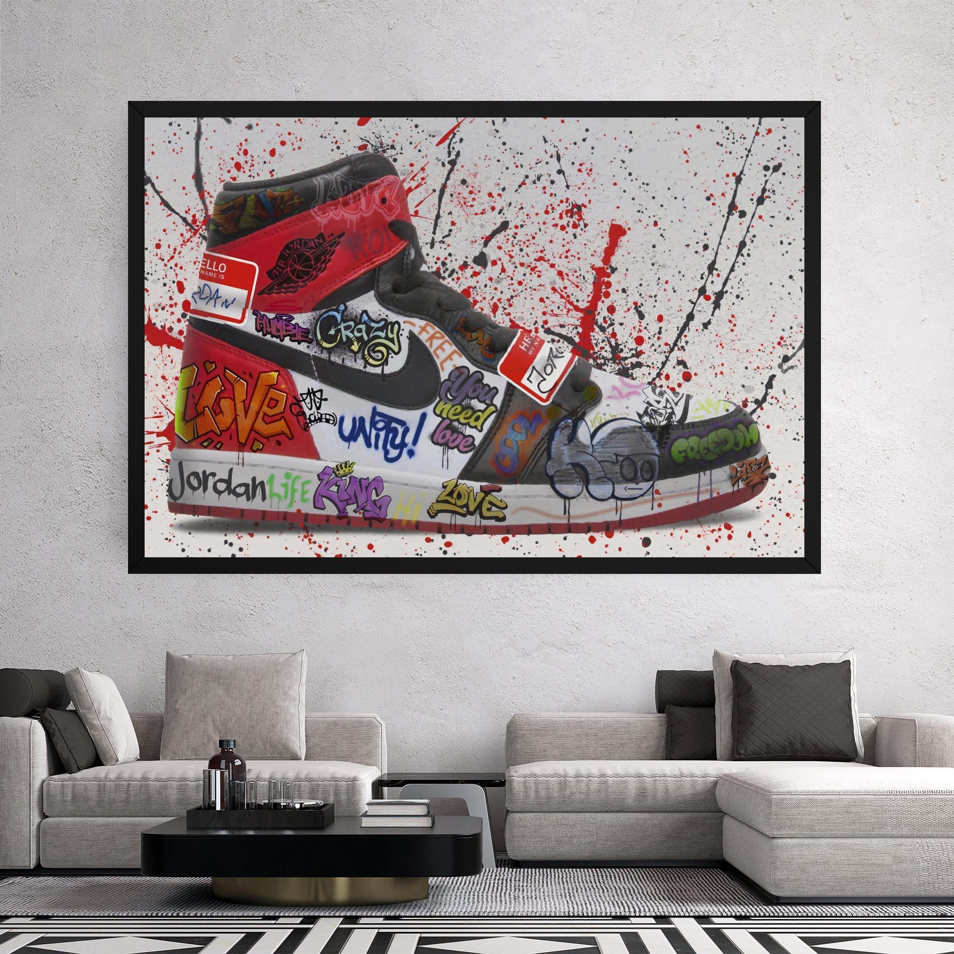 Tablou Canvas Jordan Drip mockup 2