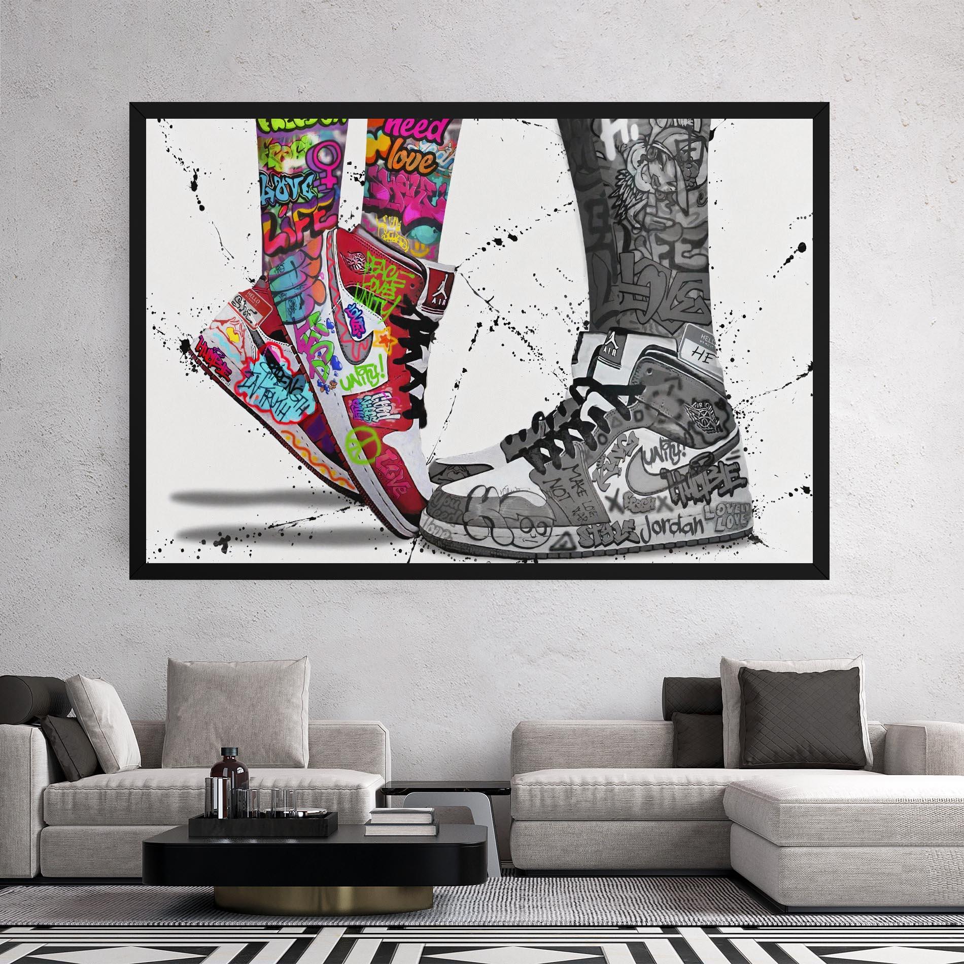 Tablou Canvas Love On My Toes mockup 2