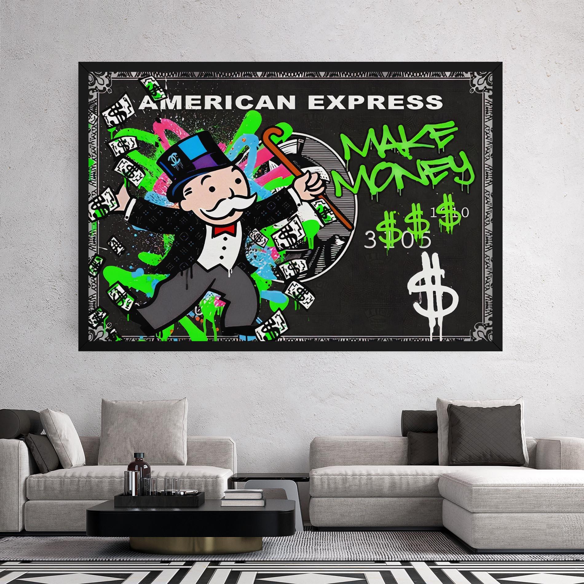 Tablou Canvas Make Money mockup 2