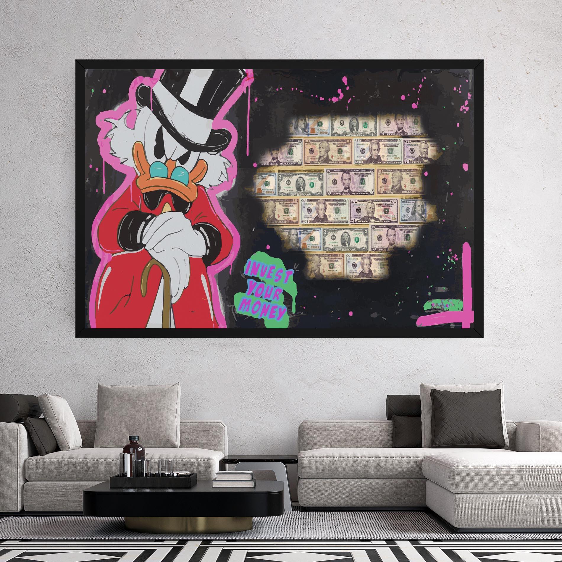 Tablou Canvas Money Advice mockup 2