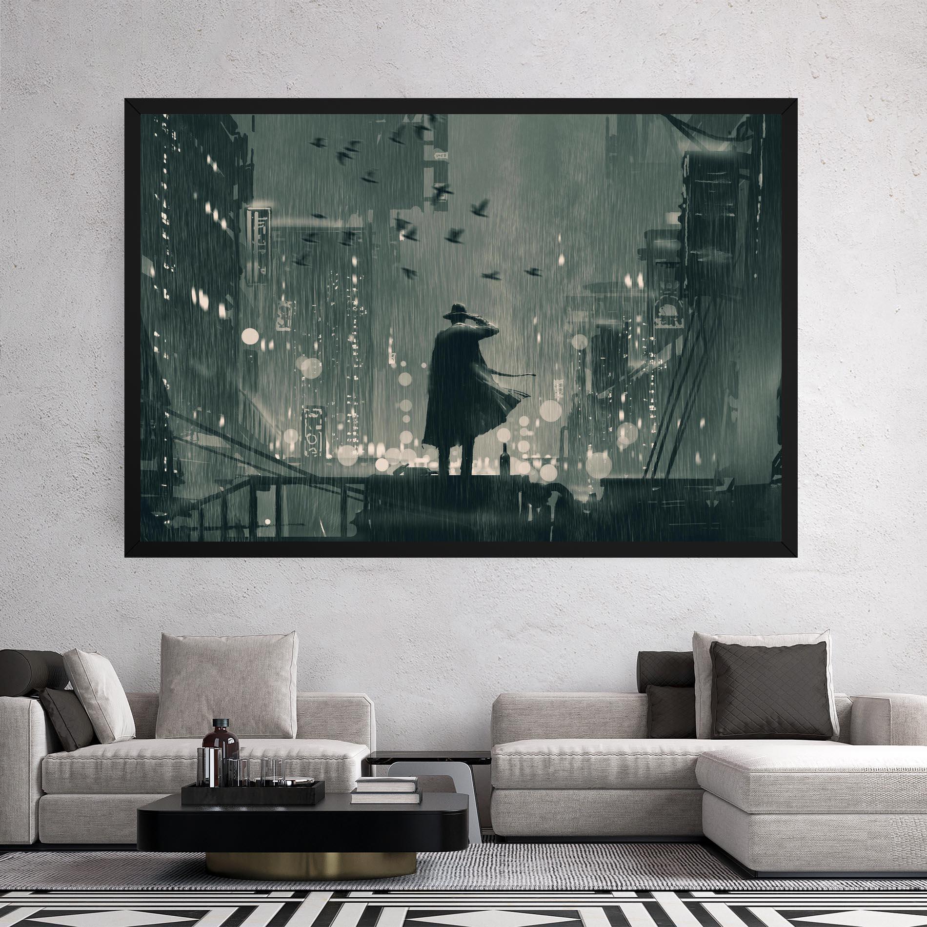 Tablou Canvas Noir Detective mockup 2